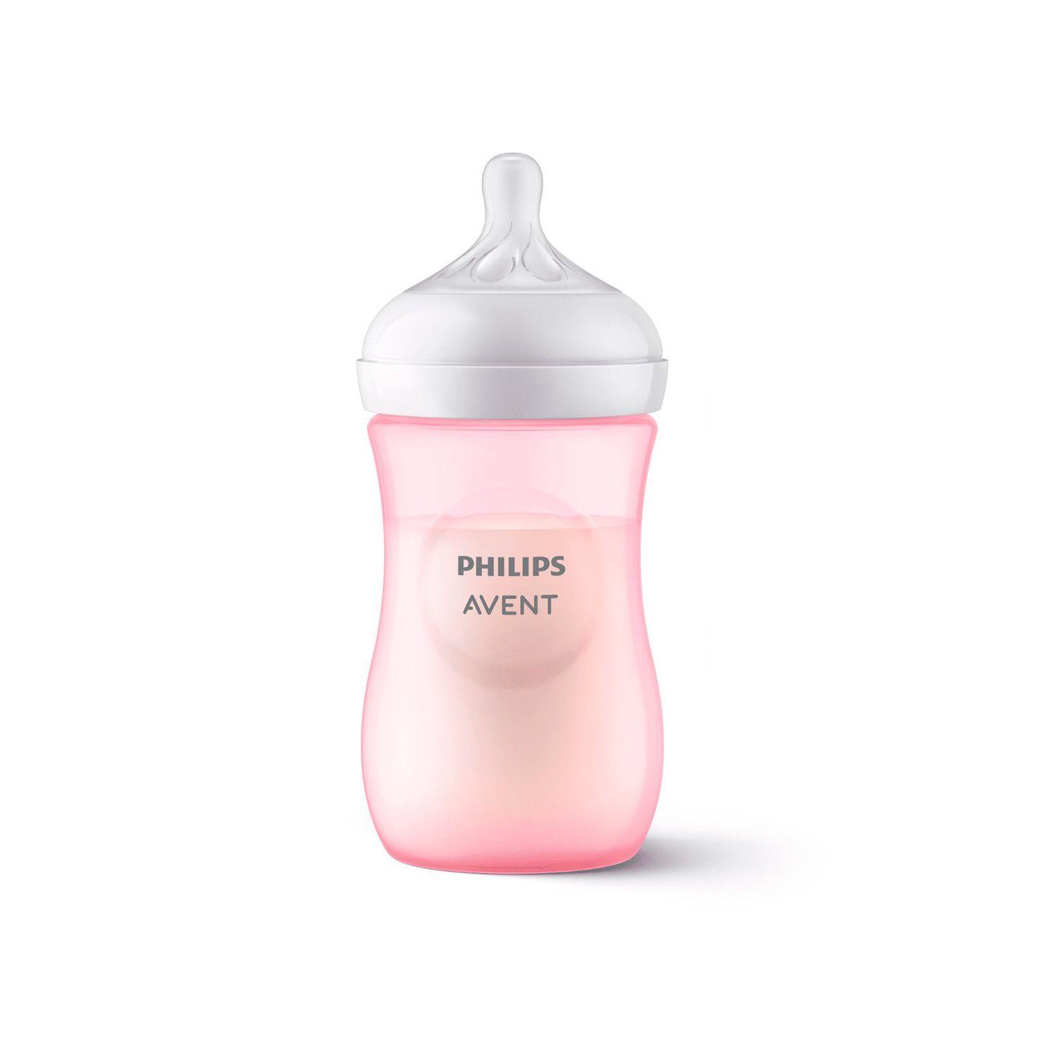 Mamadera Avent SCY903/11 Natural Response 260ml Rosada 1m+-0