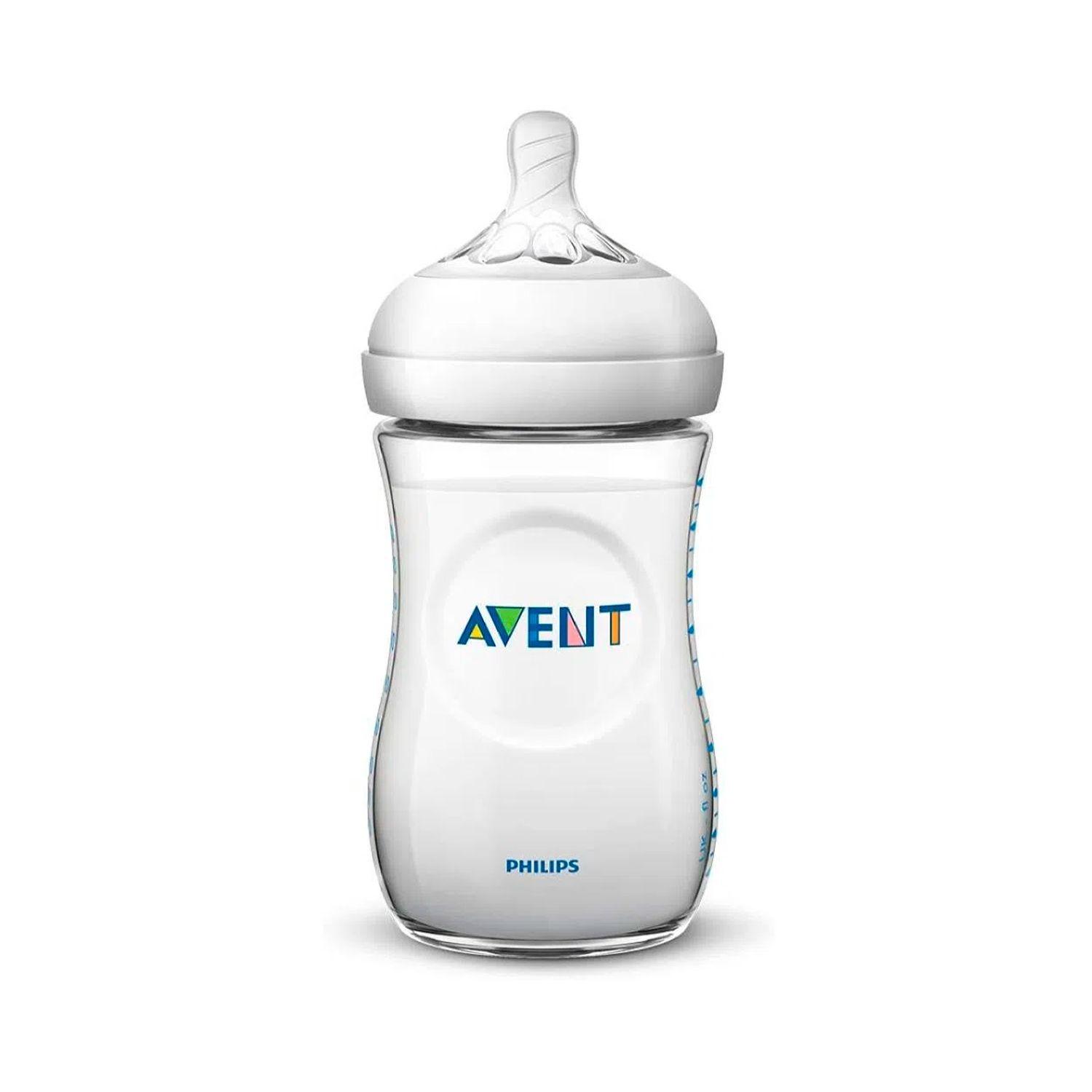 Mamadera Avent Natural 1m+ 260ml Libre BPA-1