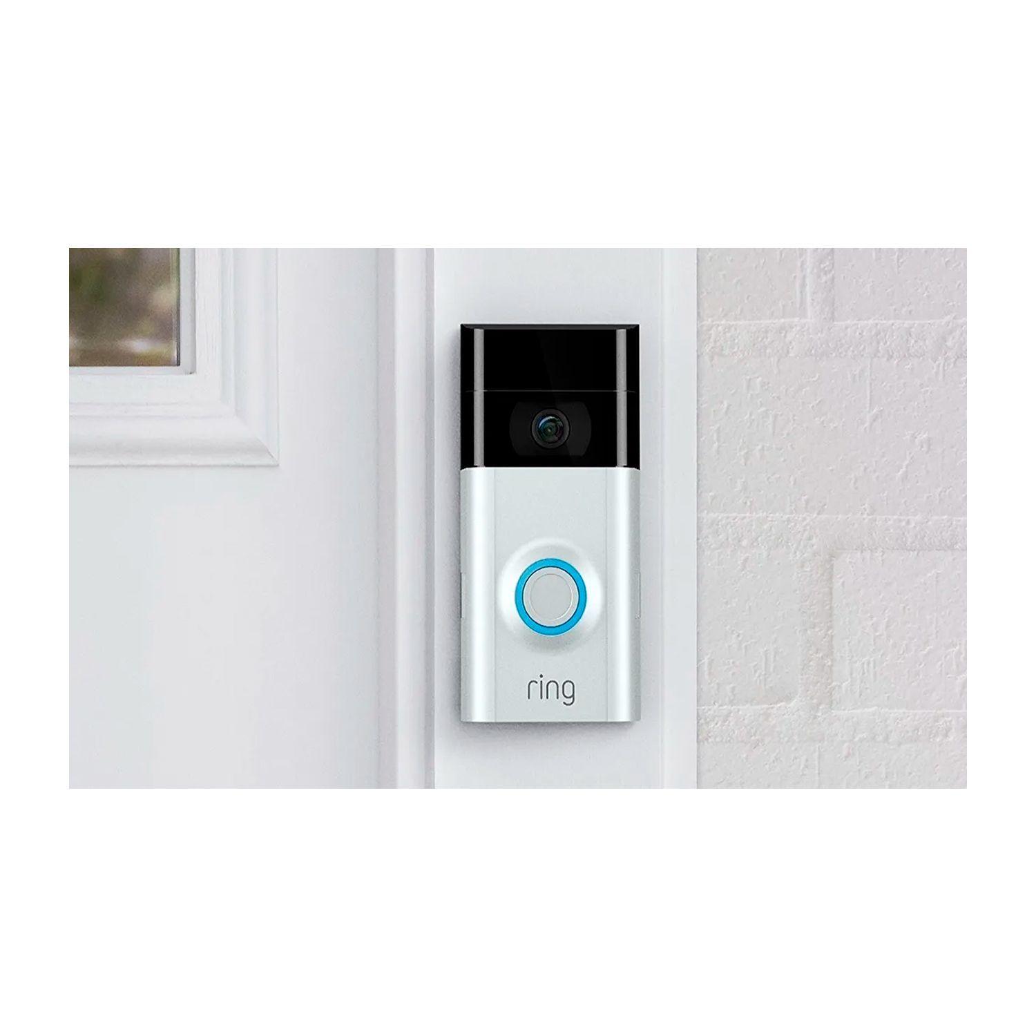 Timbre Inteligente Ring Video Doorbell 2 Negro Gris-3