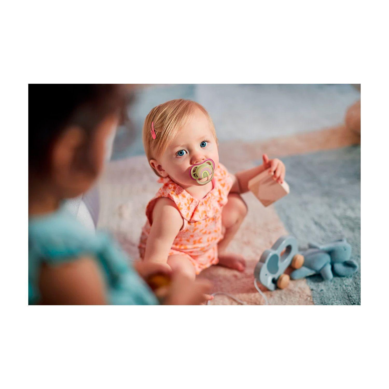 Chupete Avent Ultra Air 0-6 niña SCF085/59 2UN-2