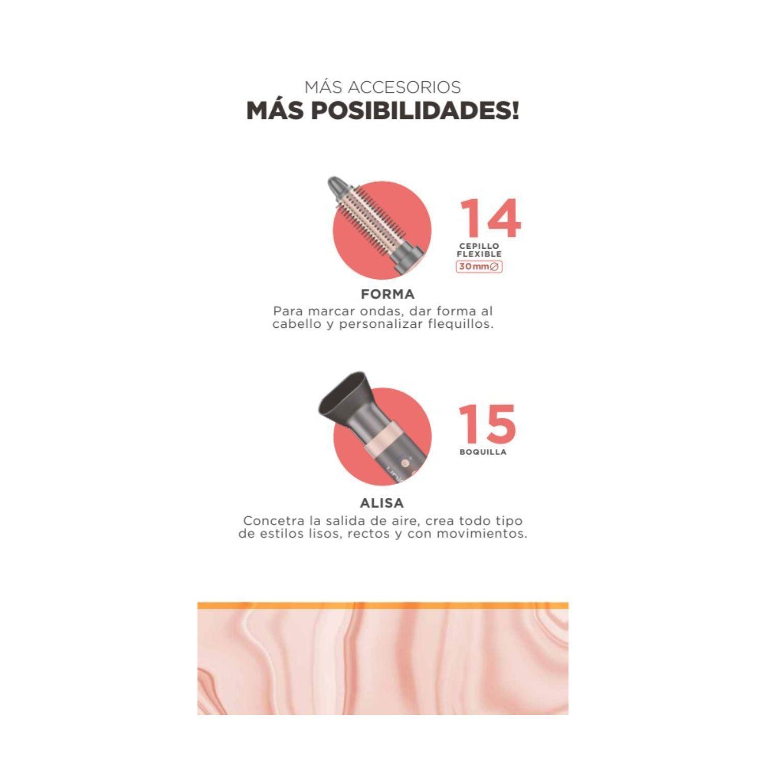 Cepillo Secador Gama Multistyler UniQ Styler Flow 15 en 1-5