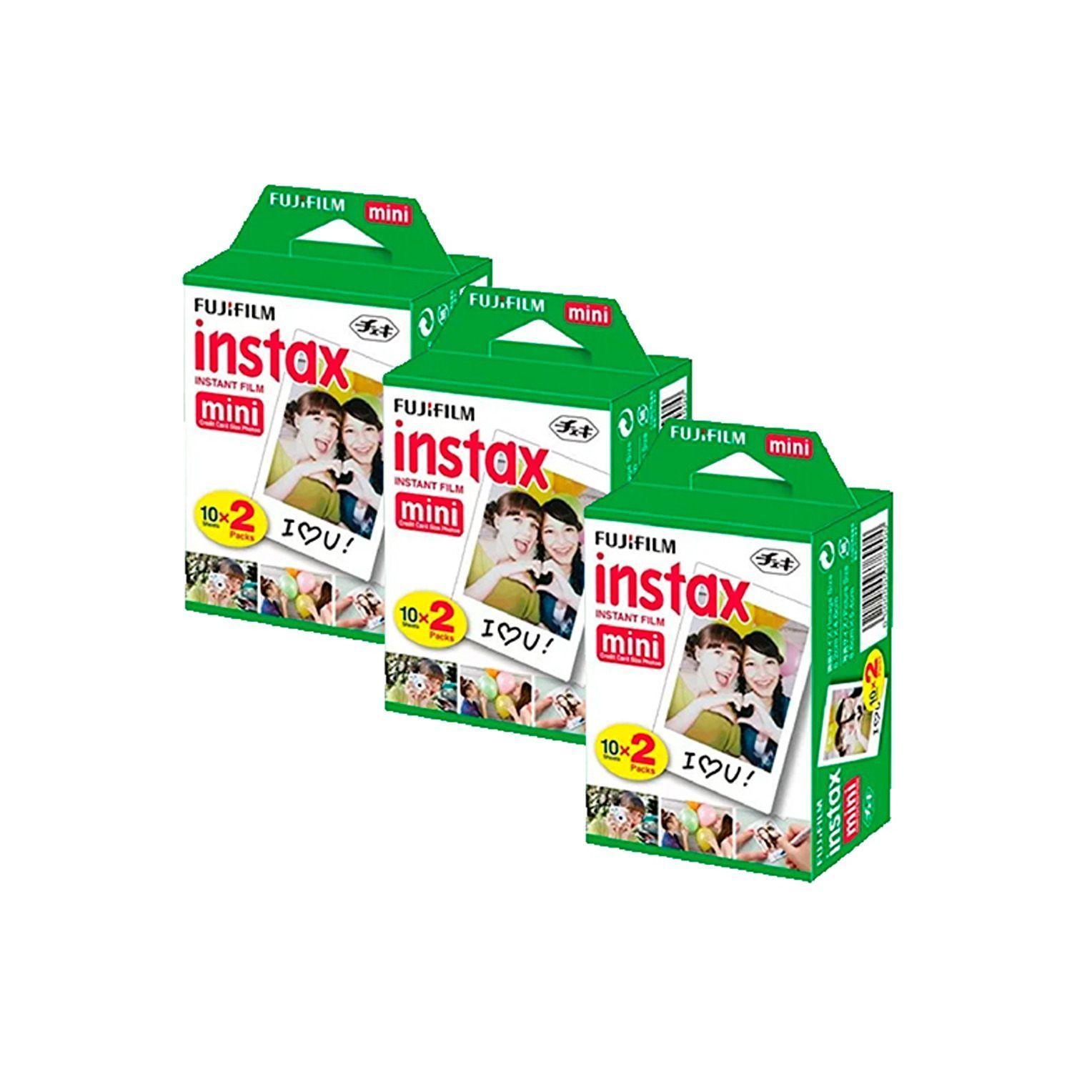 Pack Películas Instantáneas Instax Film Mini 60 Fotos-0