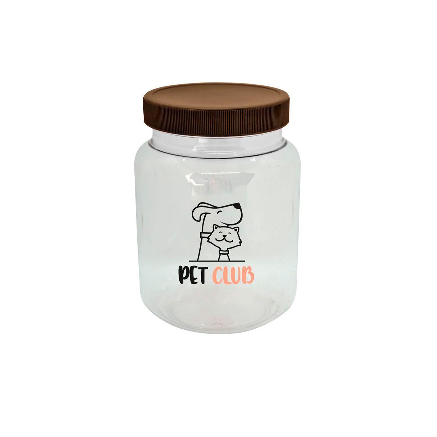 Contenedor Alimento Pet Club 1LT Café-0