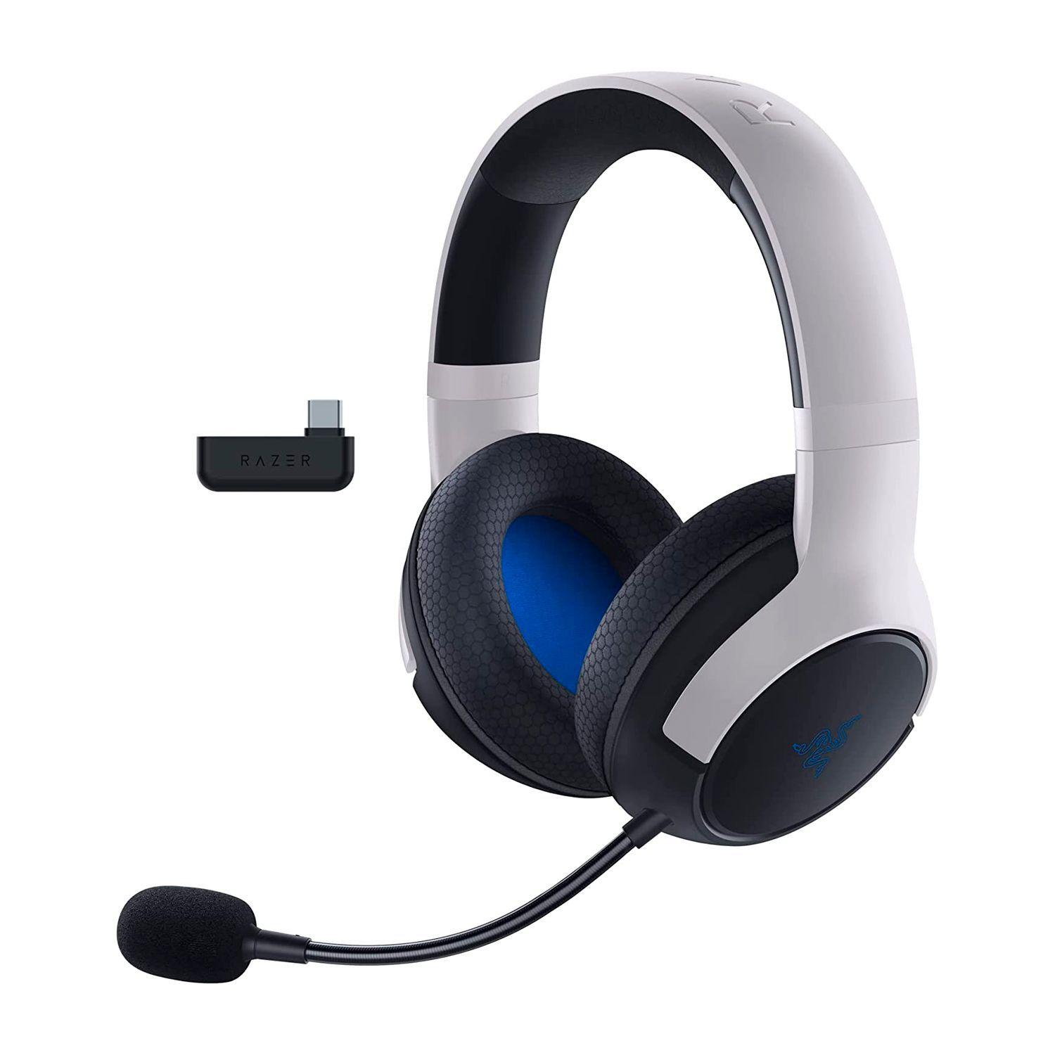 Audífono Inalámbrico Razer Kaira Pro Playstation RGB Bluetooth Blanco-0