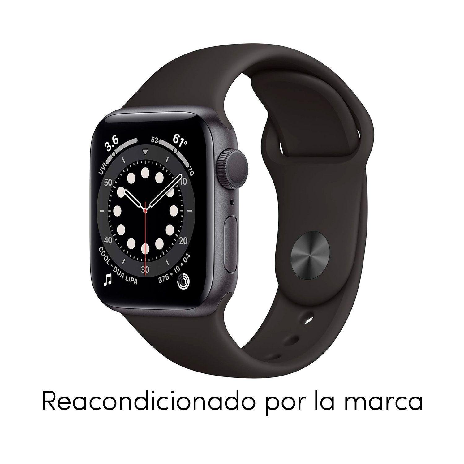 Apple Watch Series 6 40mm GPS Space Gray Aluminum Case - Black Sport Band-1