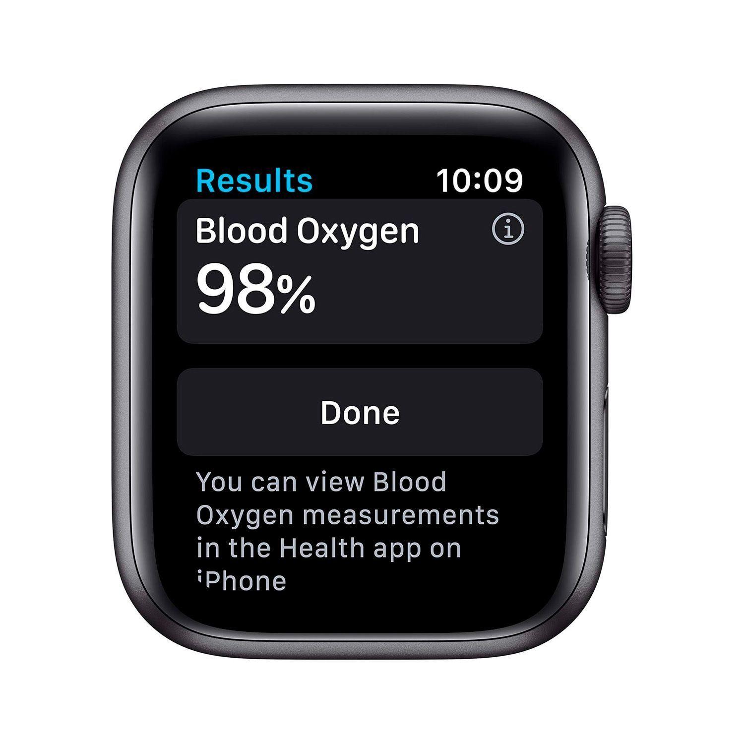 Apple Watch Series 6 40mm GPS Space Gray Aluminum Case - Black Sport Band-2