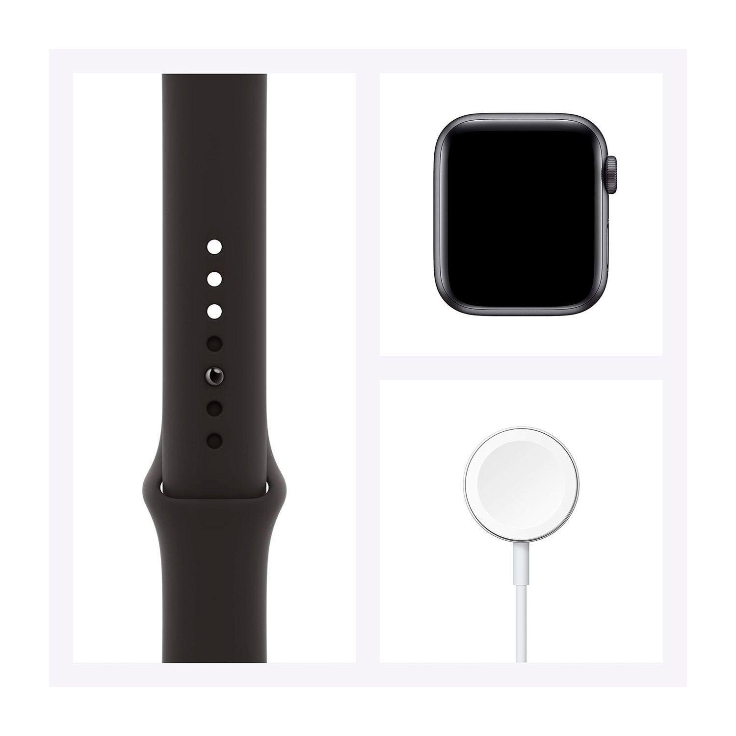 Apple Watch Series 6 40mm GPS Space Gray Aluminum Case - Black Sport Band-4