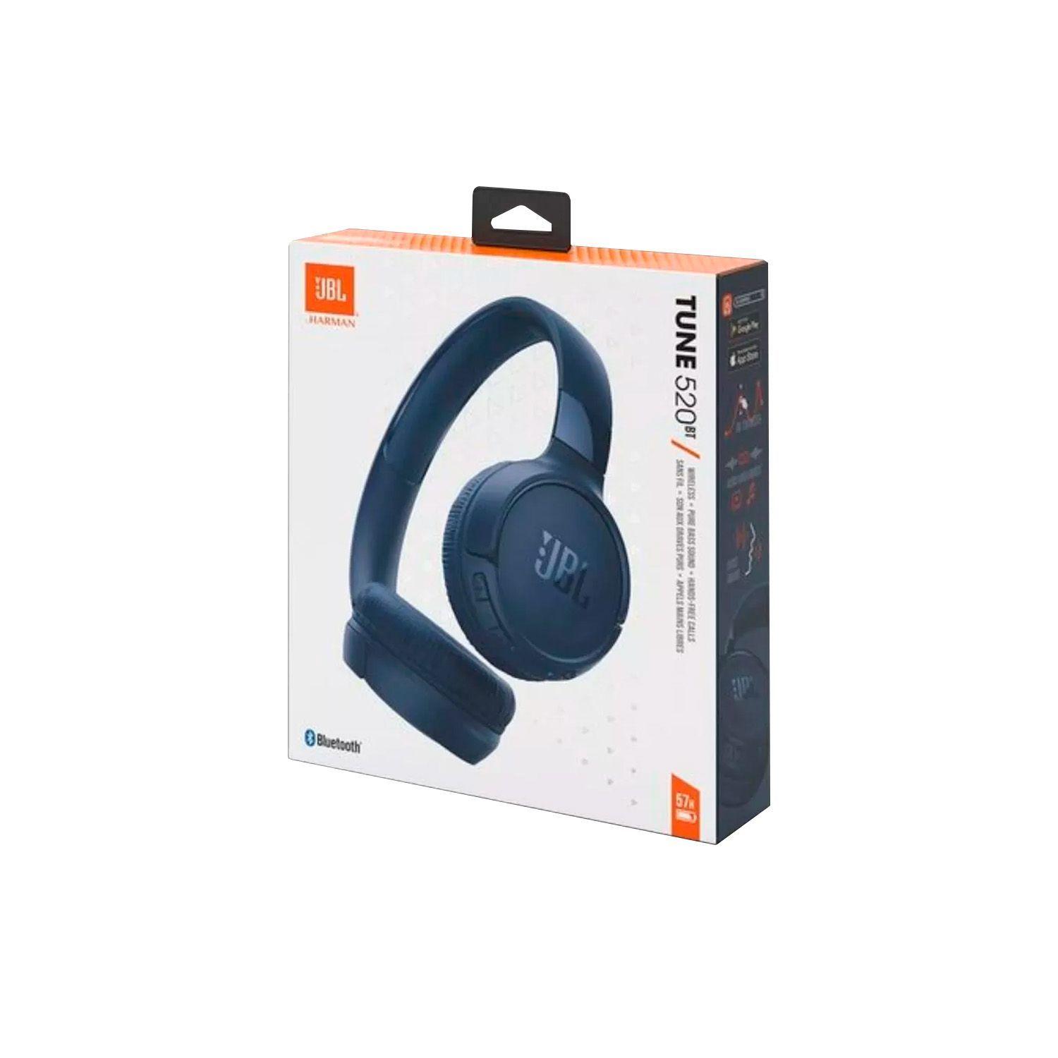 Audífonos Inalámbricos JBL Tune 520BT On Ear Azul-3