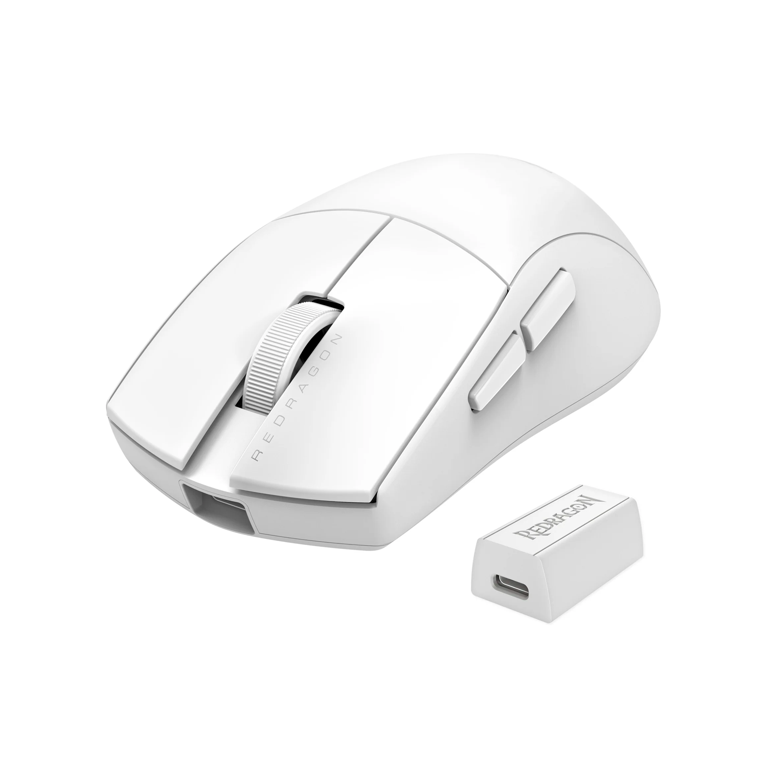 Mouse Gamer Inálambrico Redragon K1ng M916 Pro 4K Blanco-3