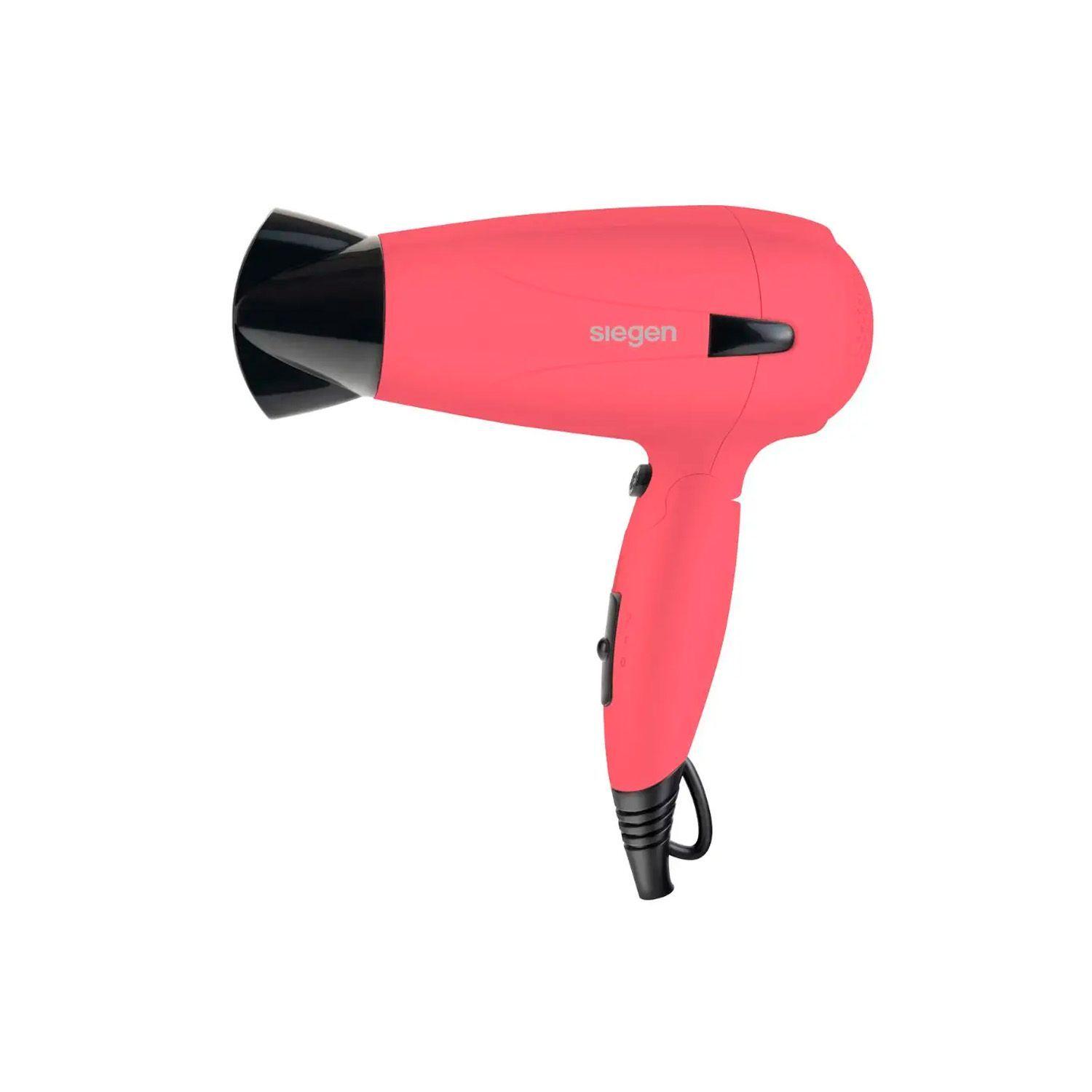 Secador de Pelo Siegen SG-3012C46 Let's Go Travel Coral-0