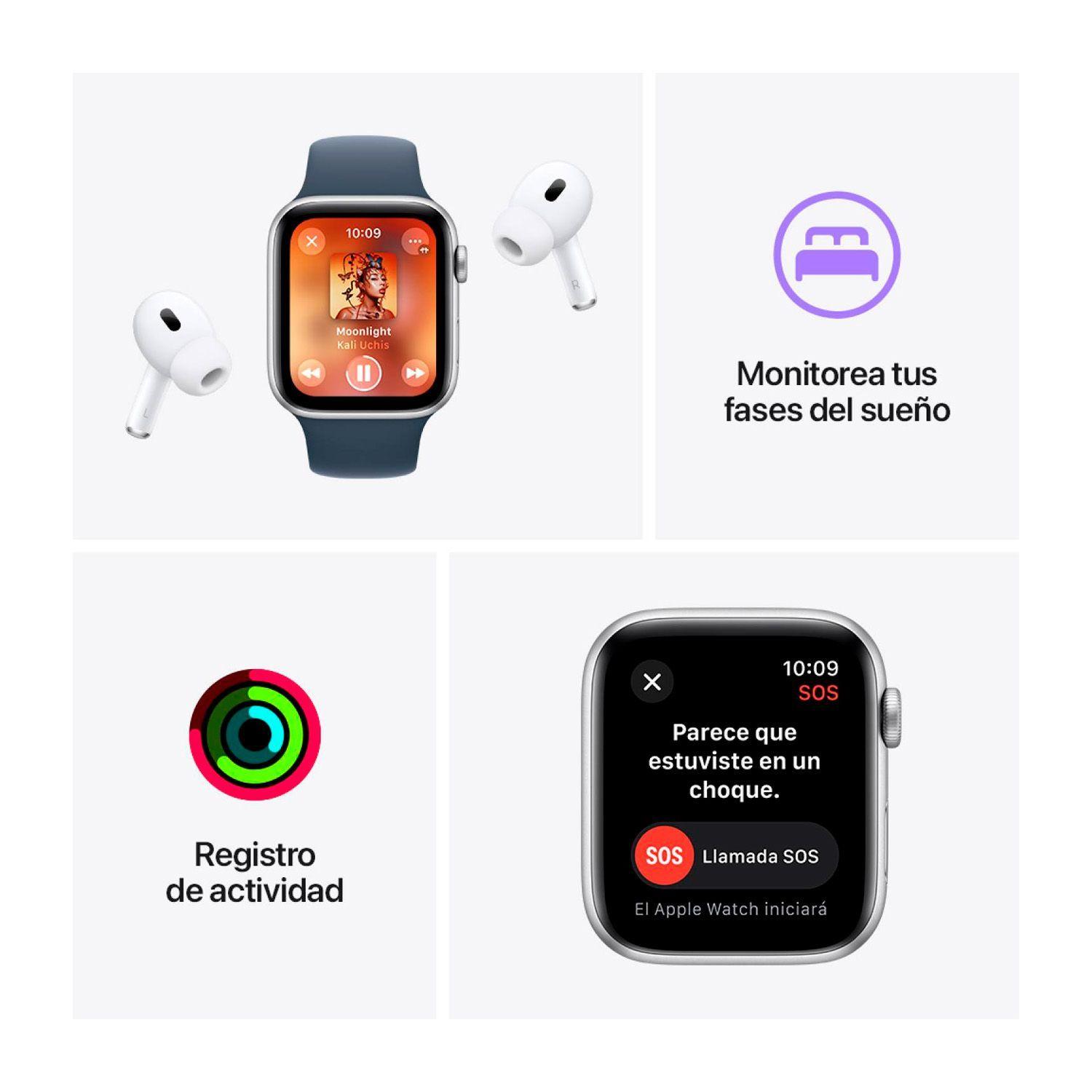 Reloj Inteligente Apple Watch SE 2nd Gen 40mm iOS Midnight-3