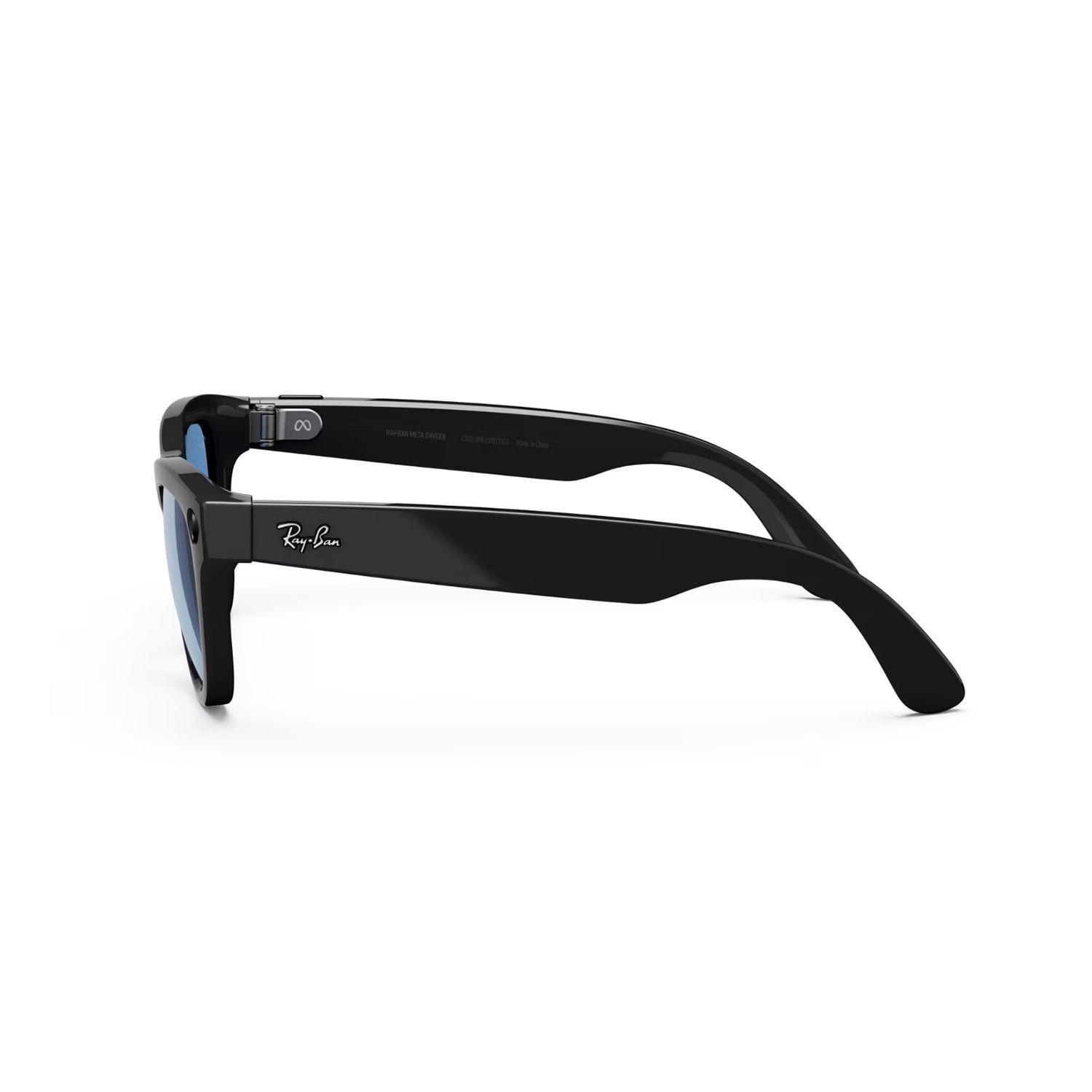Lentes Inteligentes Ray Ban Meta Skyler Gen 1 Black Cerulean Blue Transitions-3