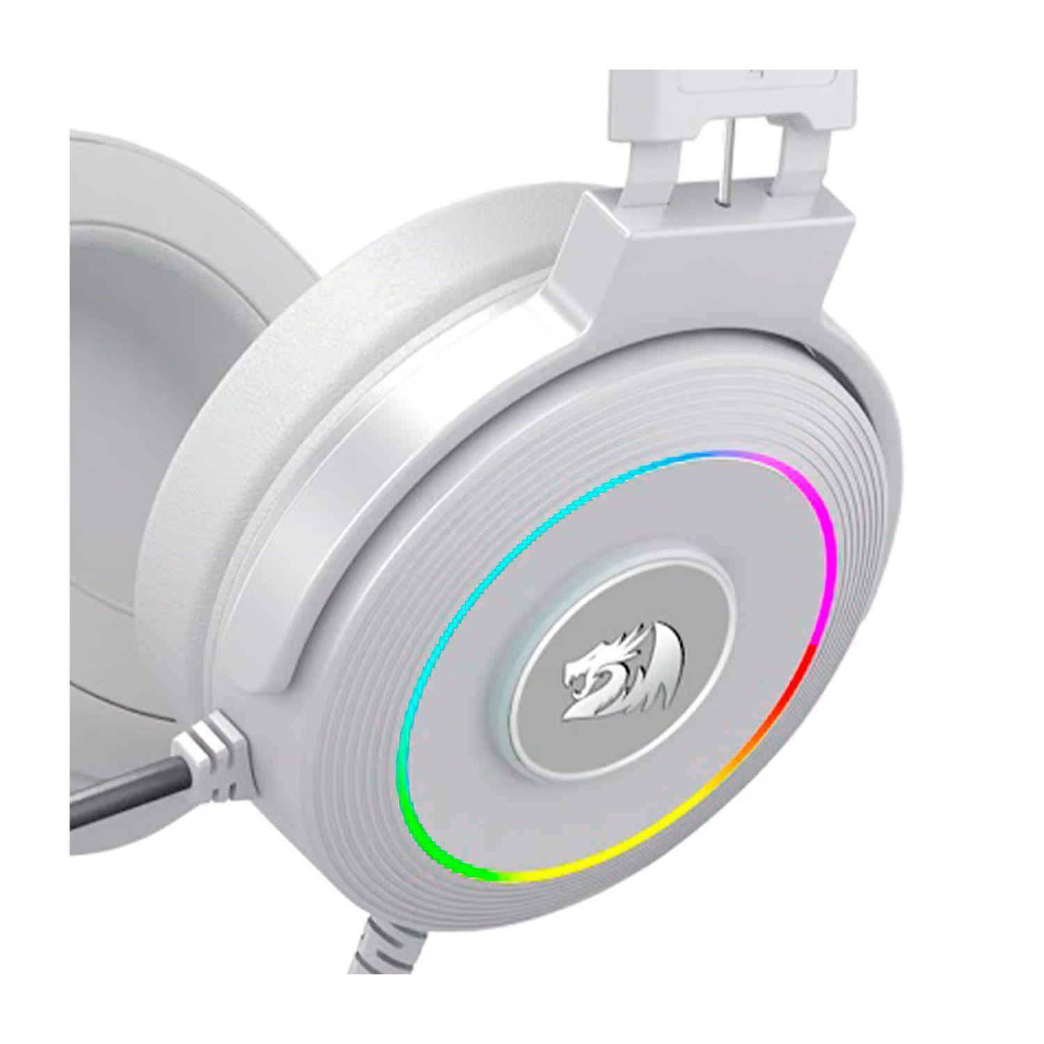 Audífonos Gamer Redragon Lamia H320 White RGB USB PC/PS/XBOX-2