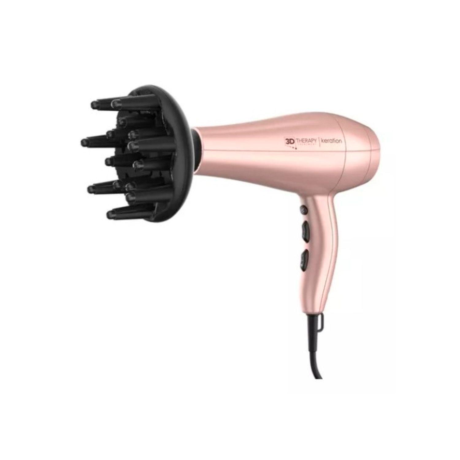Secador de Pelo Gama Diva 3D Keration Ceramic Ion 2200W Rosa-2