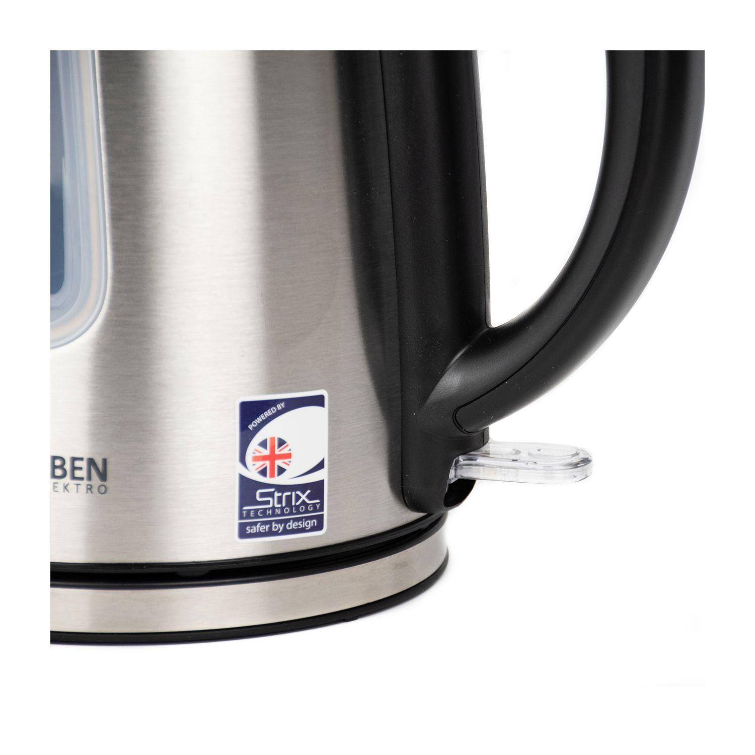 Hervidor Eléctrico Thorben Steel 1700 1,7L Acero Inox 2200W-2