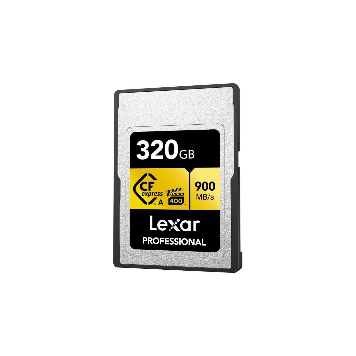 Tarjeta de Memoria Lexar CFexpress Tipo A 320GB Gold 900mb/s 8K-3