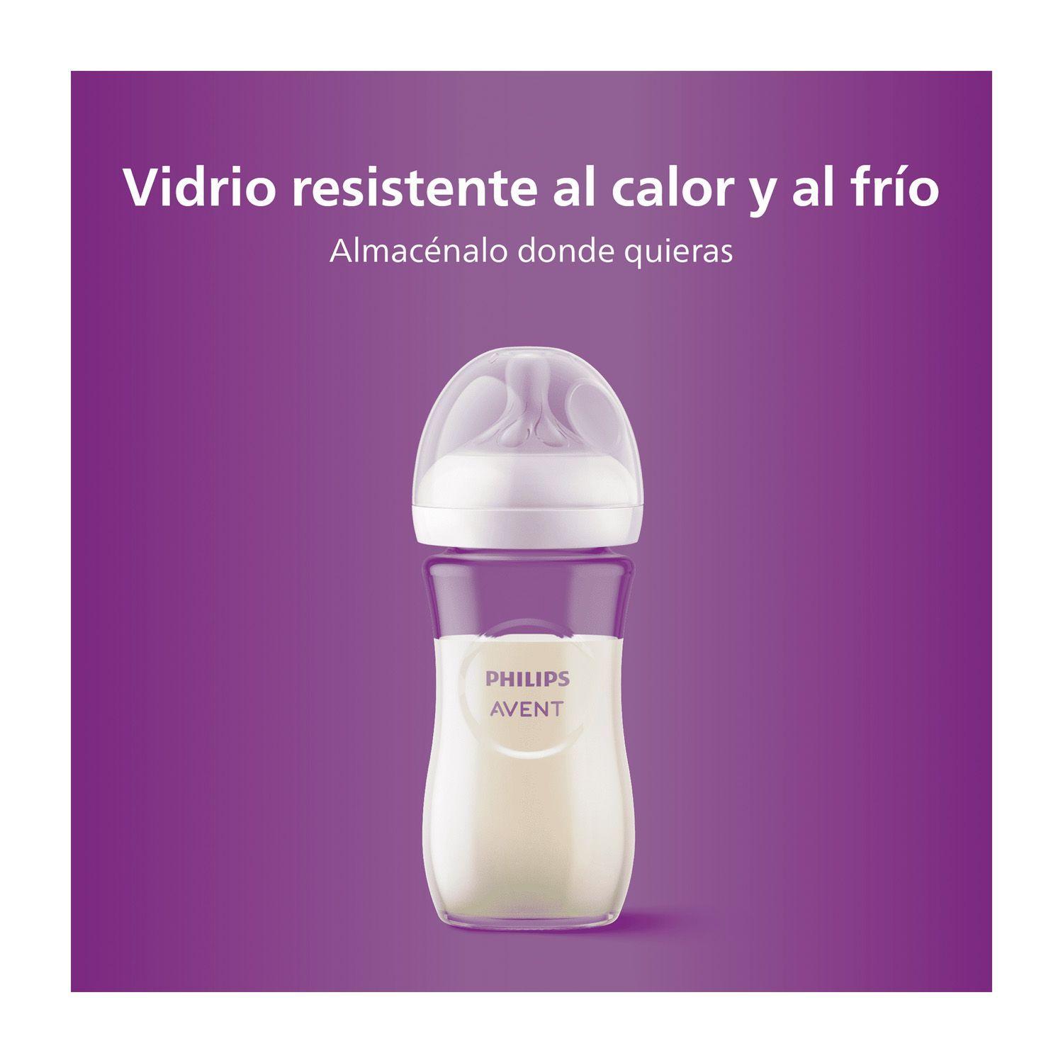 Mamadera Avent SCY933/01 Natural Response 240ml Vidrio-3