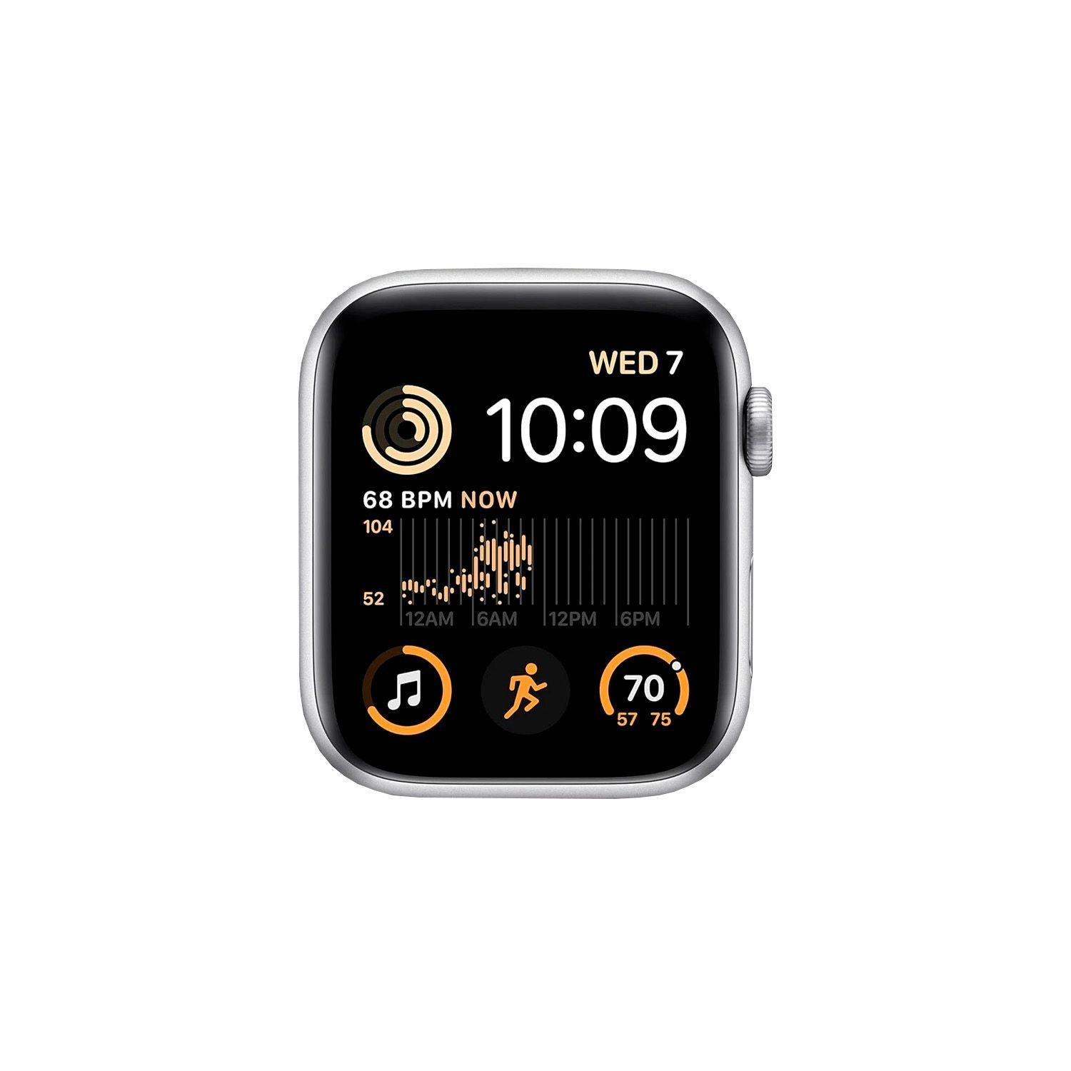 Apple Watch SE GPS (2da Gen) 40mm Caja Aluminio Correa Blanca-3