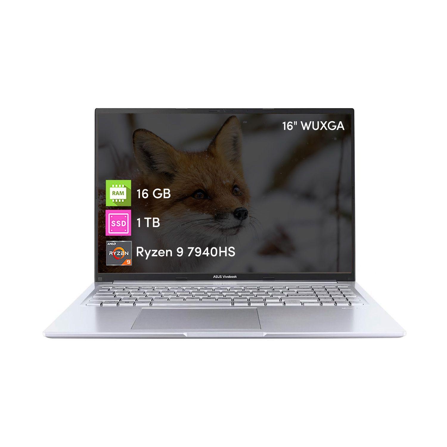 Notebook Asus Vivobook 16 Ryzen 9 16GB 1TB SSD 16" WUXGA W11-0