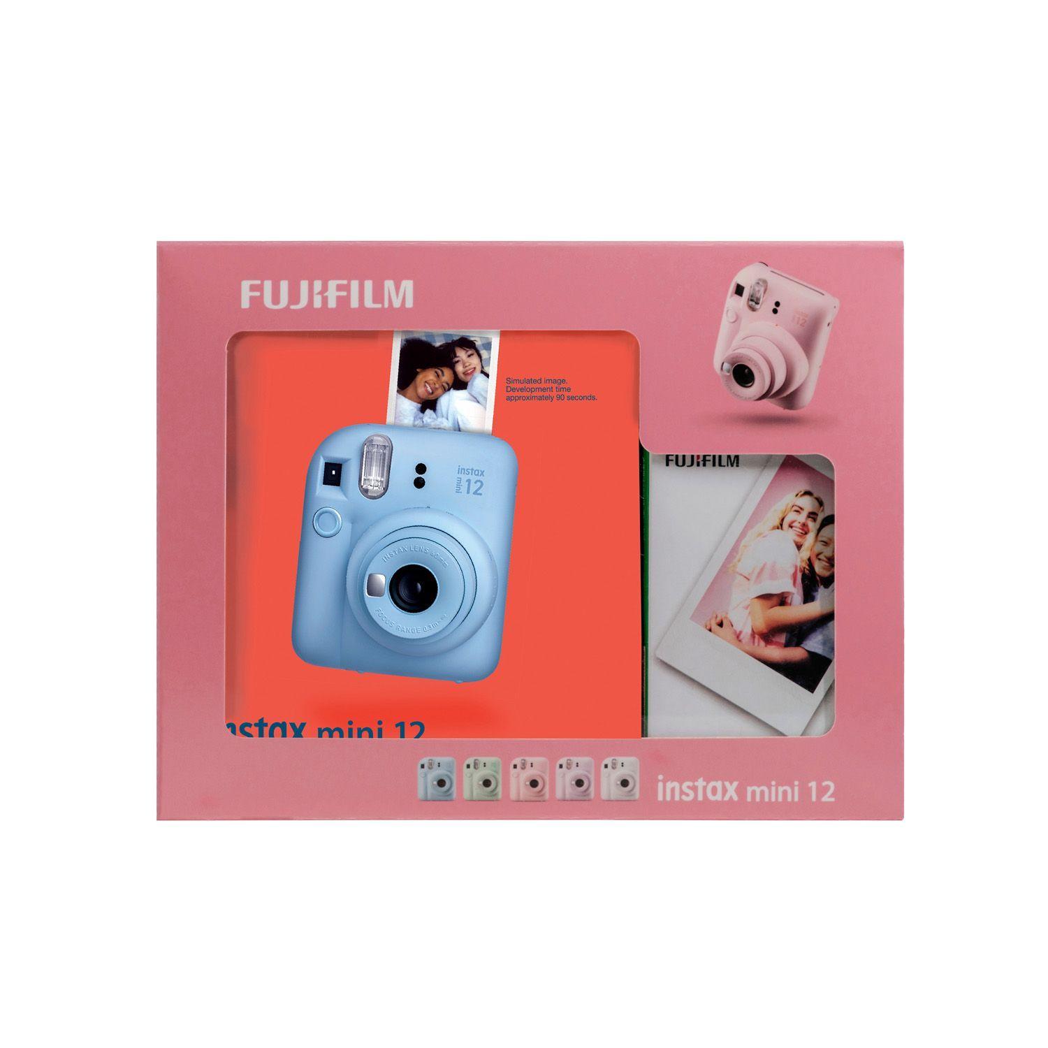 Kit Cámara Instantánea Instax Mini 12 Blue + Film 10-2