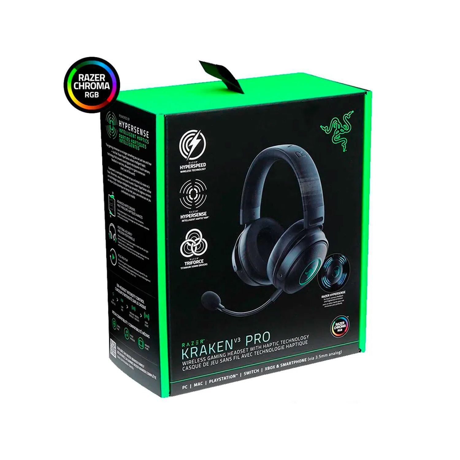 Audífonos Gamer Inalámbricos Razer Kraken V3 Pro Wireless-3