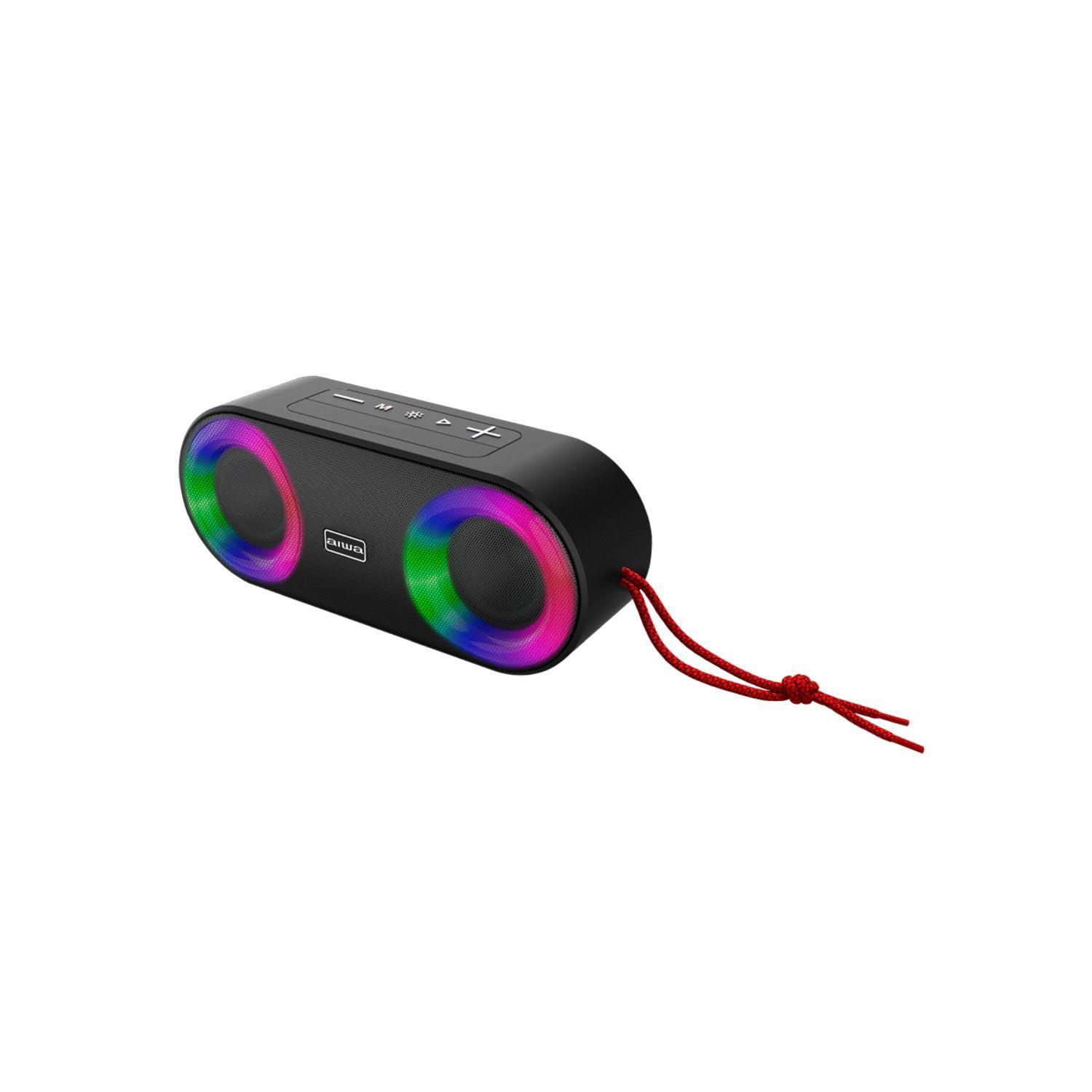Parlante Portátil Inalámbrico Aiwa Aw-sj215 20w Ipx5 Radio Fm Led-2