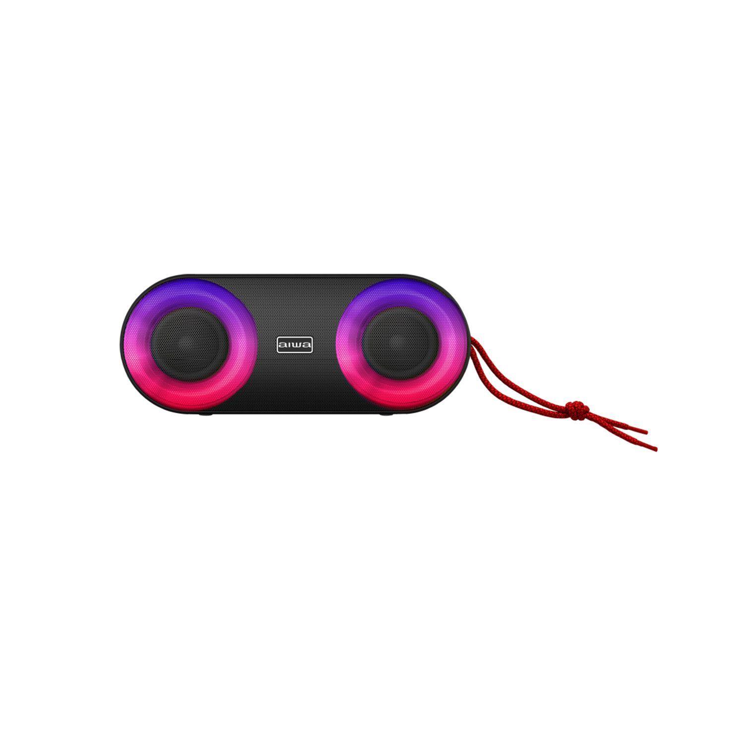Parlante Portátil Inalámbrico Aiwa Aw-sj215 20w Ipx5 Radio Fm Led-3