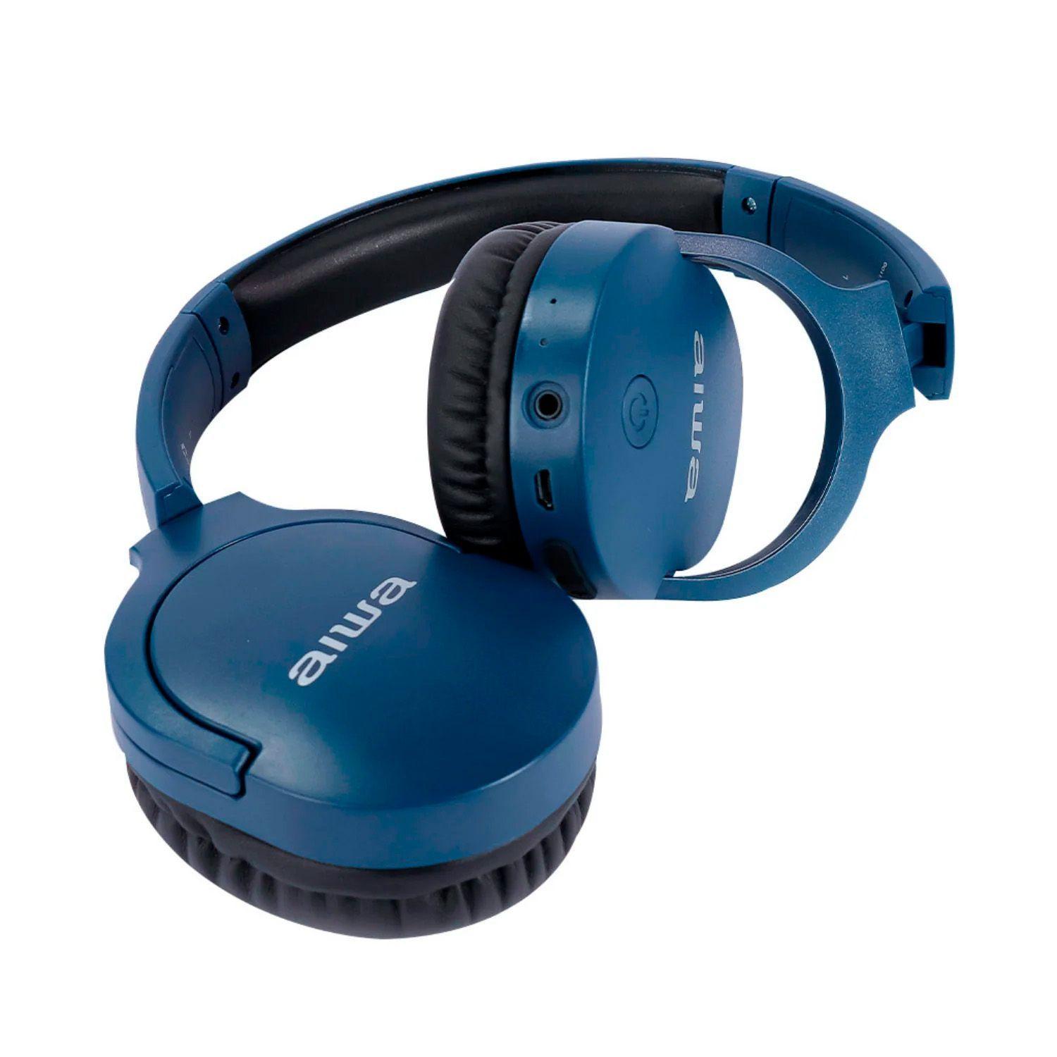 Audífonos Inalámbricos On Ear Aiwa Aw-k11 Azul-2