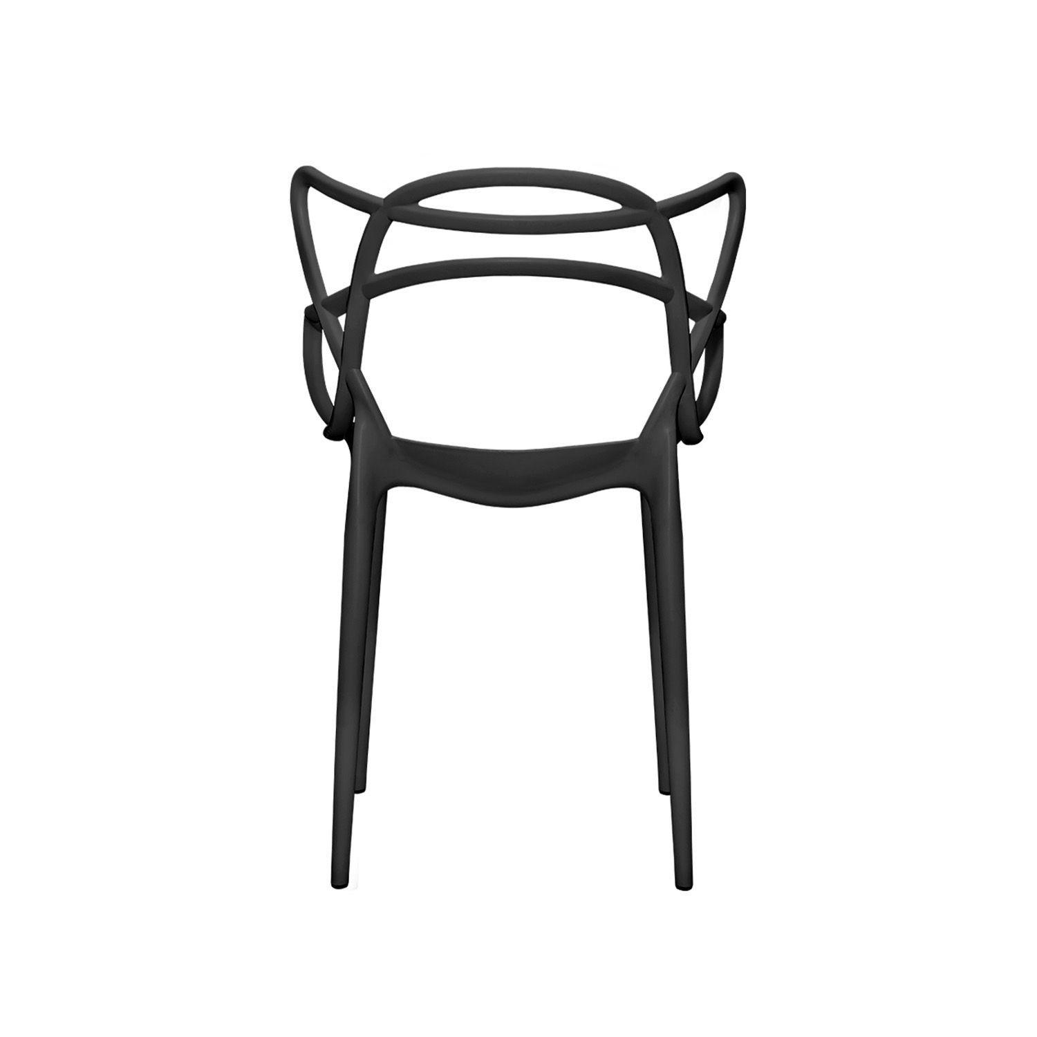 Pack 2 Sillas Art Sidney Con Brazos Grafito-2