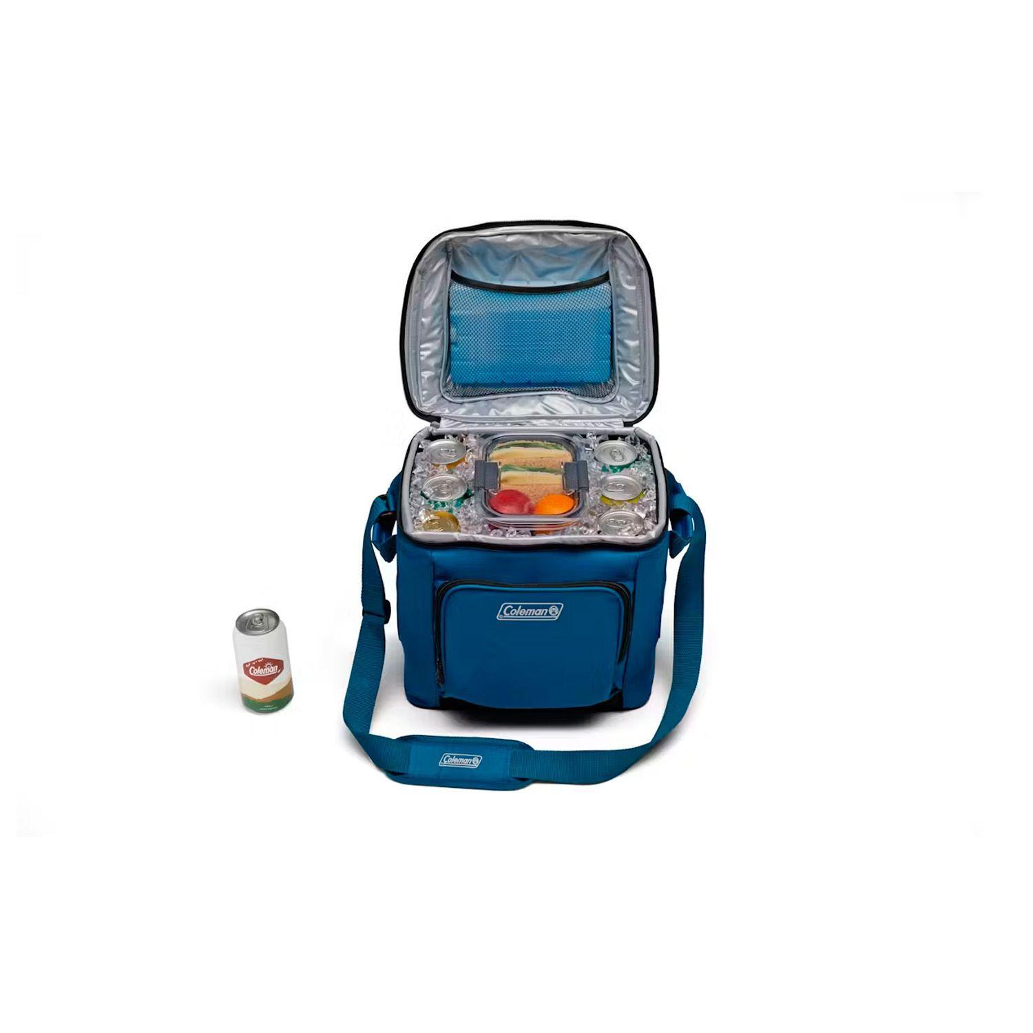Cooler Portátil Blando Coleman 30 Latas Azul Profundo-3