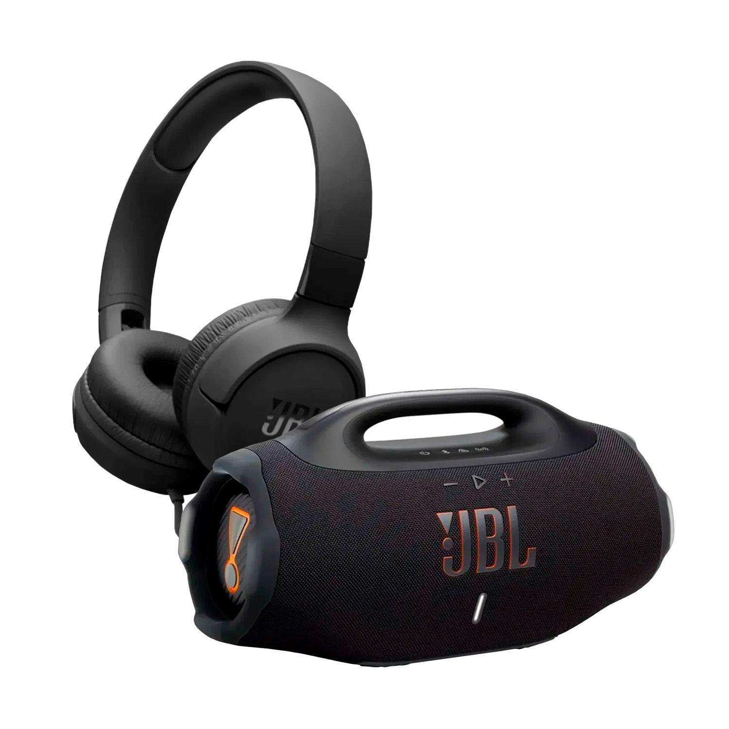 Pack JBL Parlante Boombox 4 Aud fono Tune 520C-0
