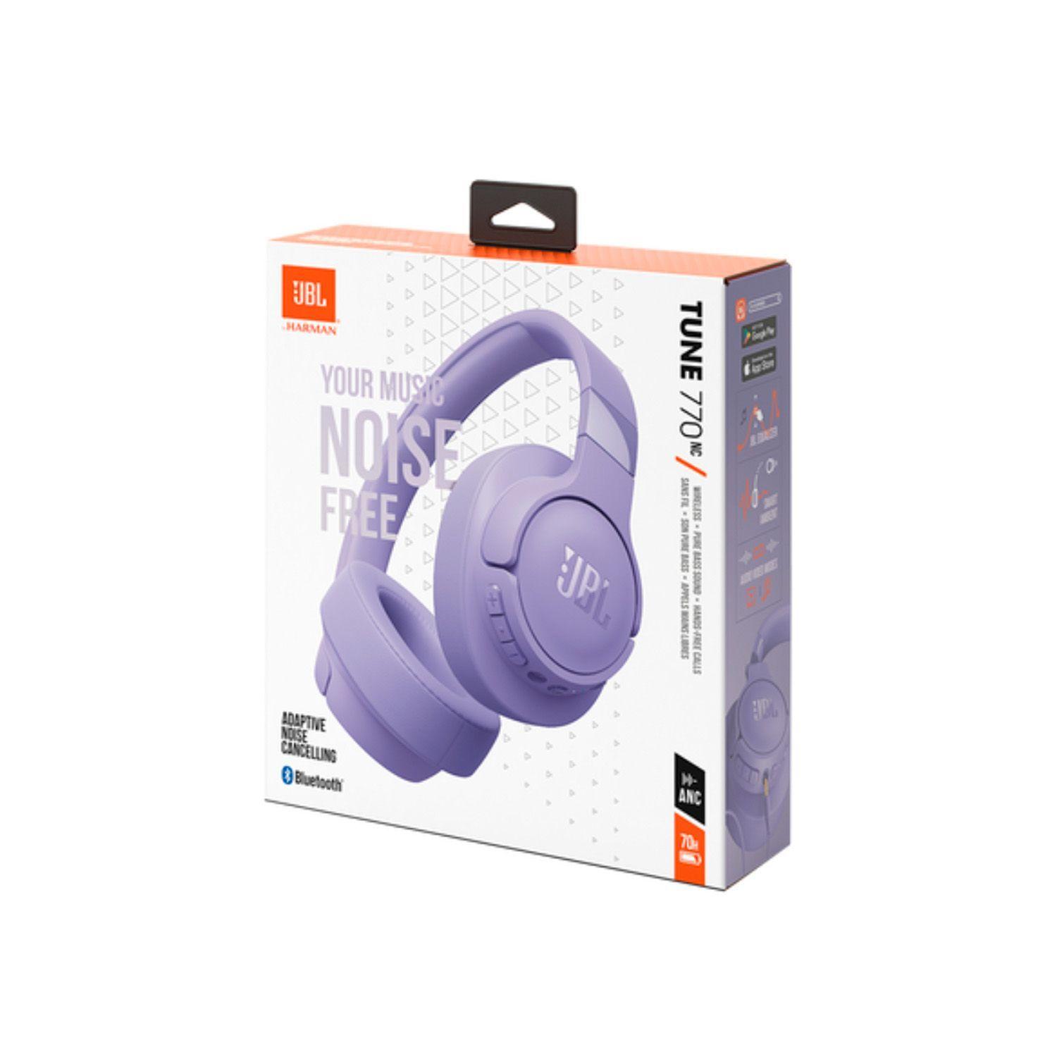 Audífonos Inalámbricos JBL Tune 770NC Cancelación Ruido Ovear Ear Púrpura-3