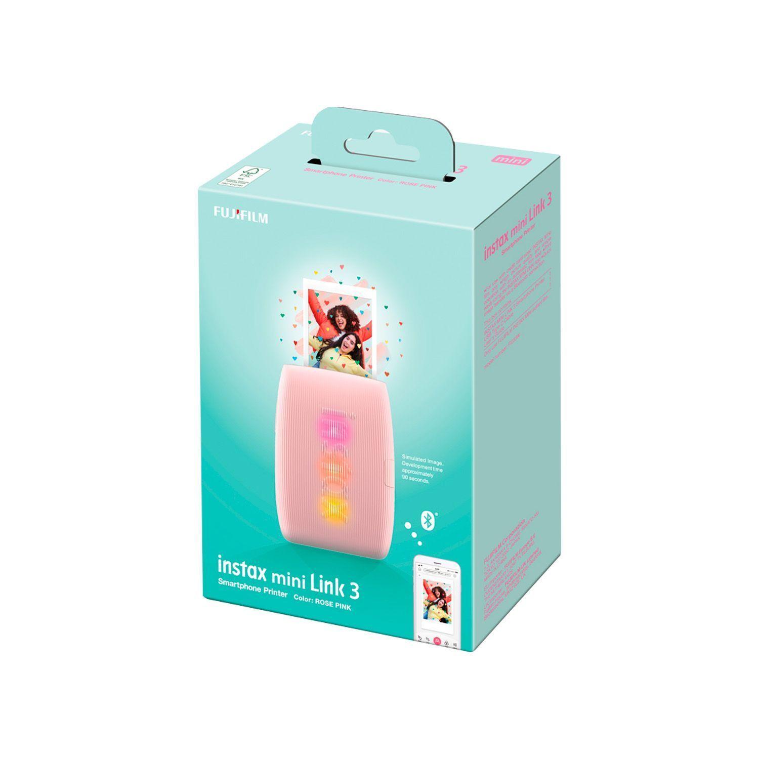 Impresora Instantánea Instax Mini Link 3 Rosa Celular Bluetooth-2