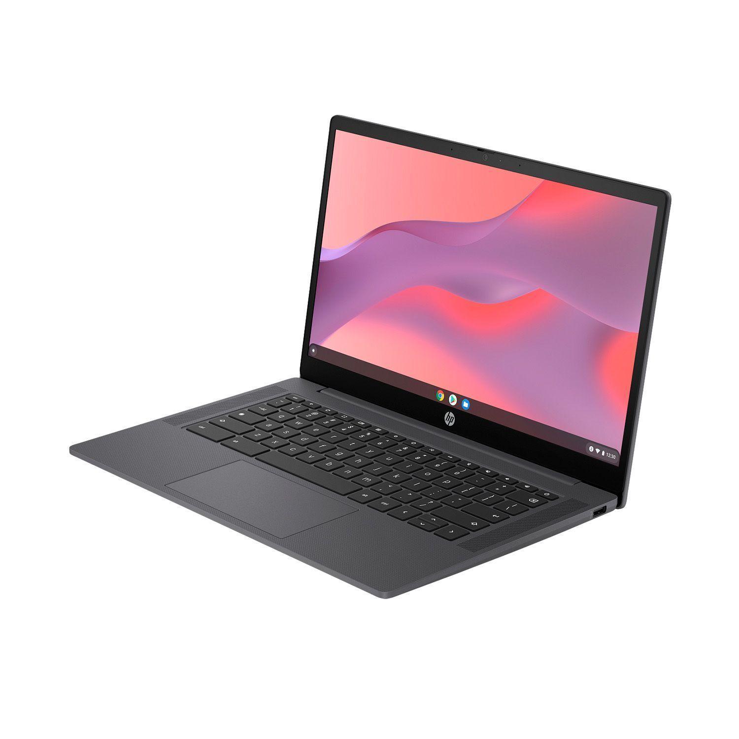 Notebook Chromebook HP Intel N100 4GB 64GB 14' HD Chrome Os Gris-2