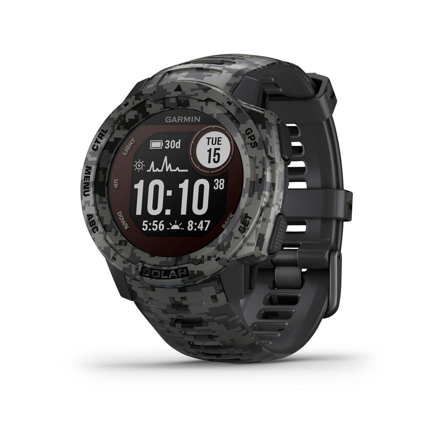 Smartwatch Garmin Instinct Solar Camo Edition Grafito GPS-0