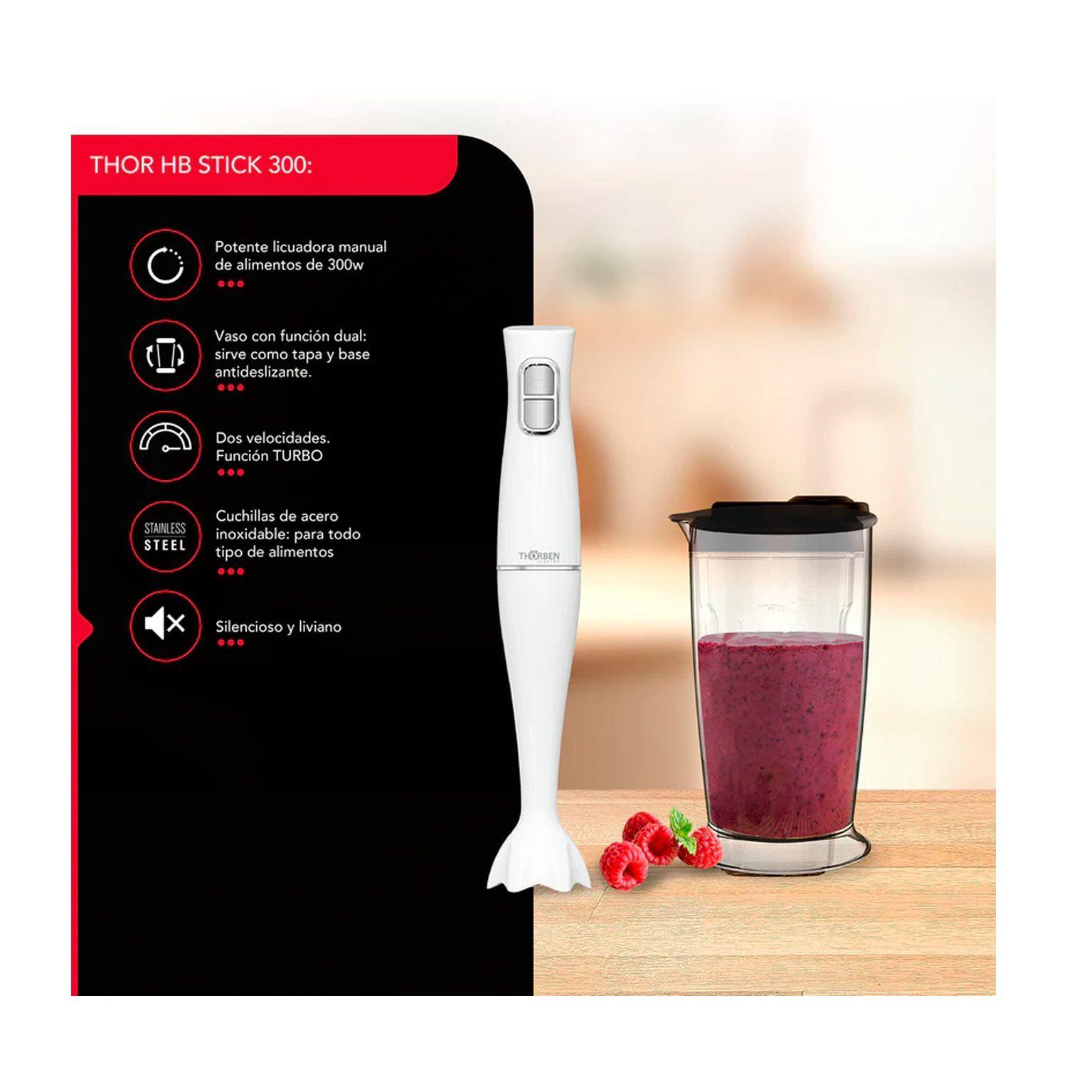 Batidora de Inmersión Thorben HB Stick 300W 2 Accesorios-4