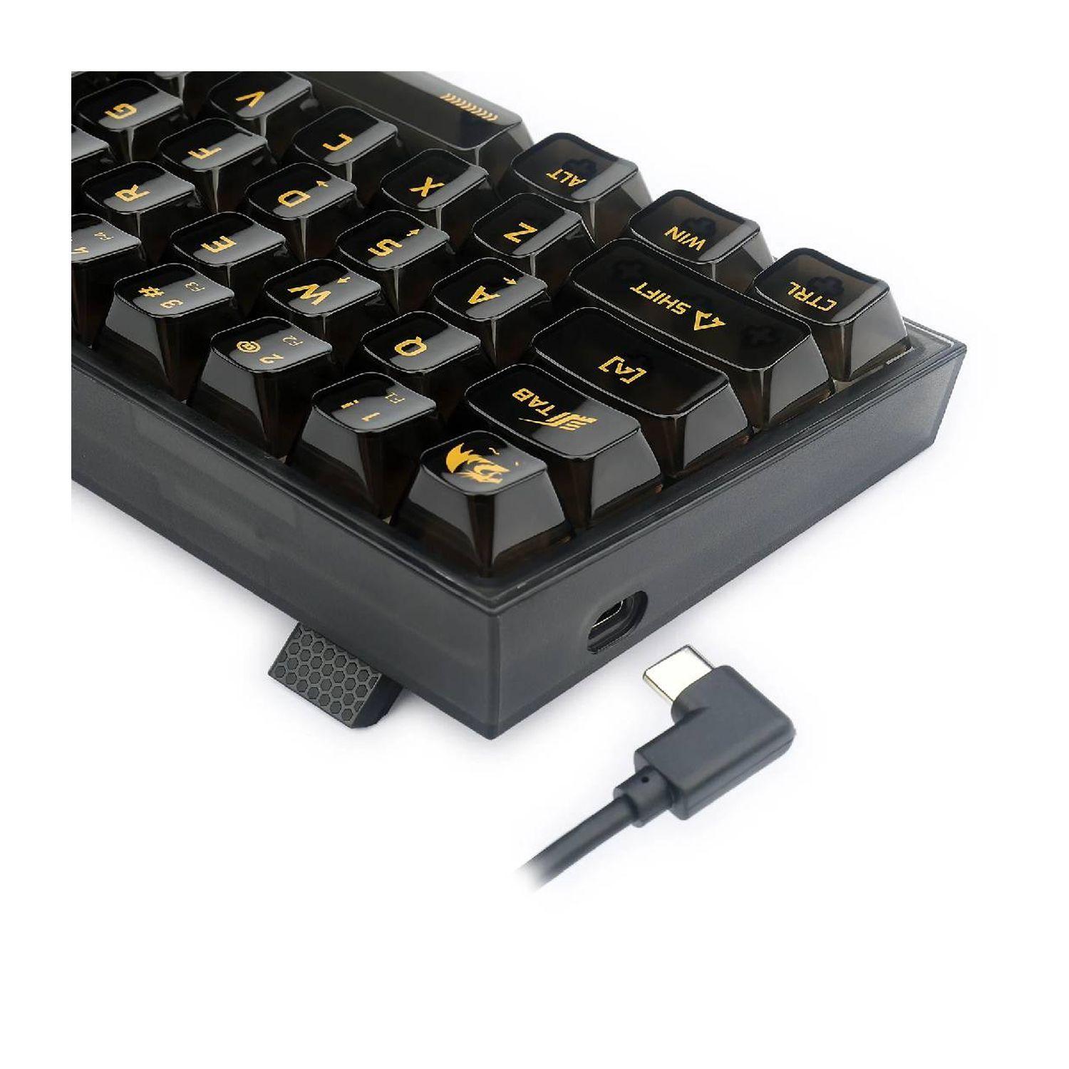 Teclado Gamer Redragon Fizz RGB K617CTB-RGB Negro Inglés-3