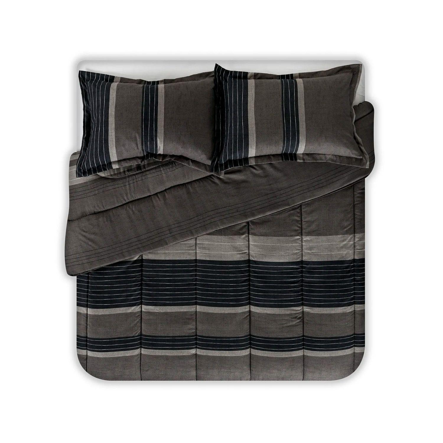 Plumón Super King Cannon + Jgo. Sábanas 200 Hilos Smooth-1