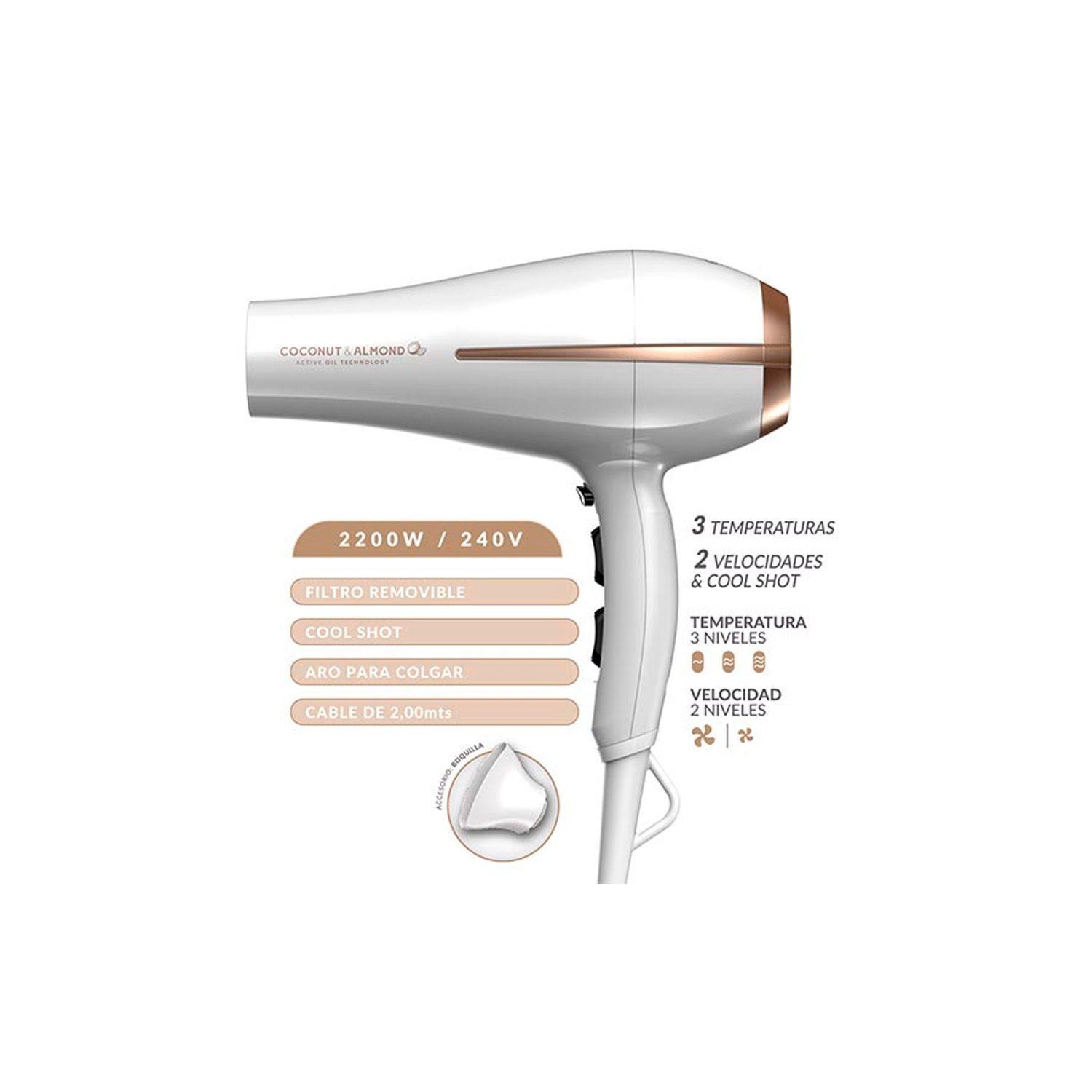 Pack Gama Secador Elegance + Alisador Bora + Cepillo Innova Coco-Alm-3