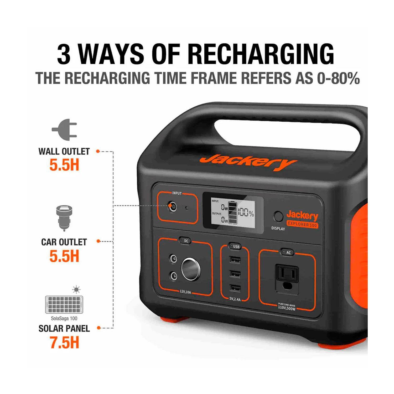 Estación de Energía Portátil Jackery Explorer 500 Outdoor-2