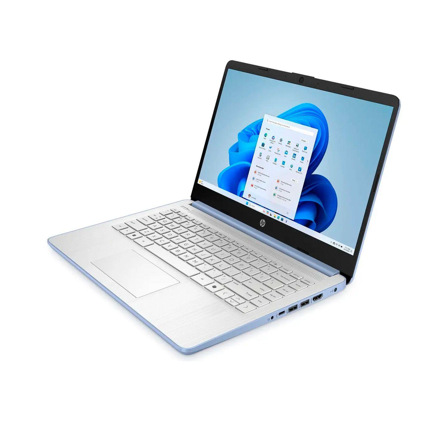 Notebook HP Intel N150 4GB 128GB UFS 14" HD W11 Sky Blue-1