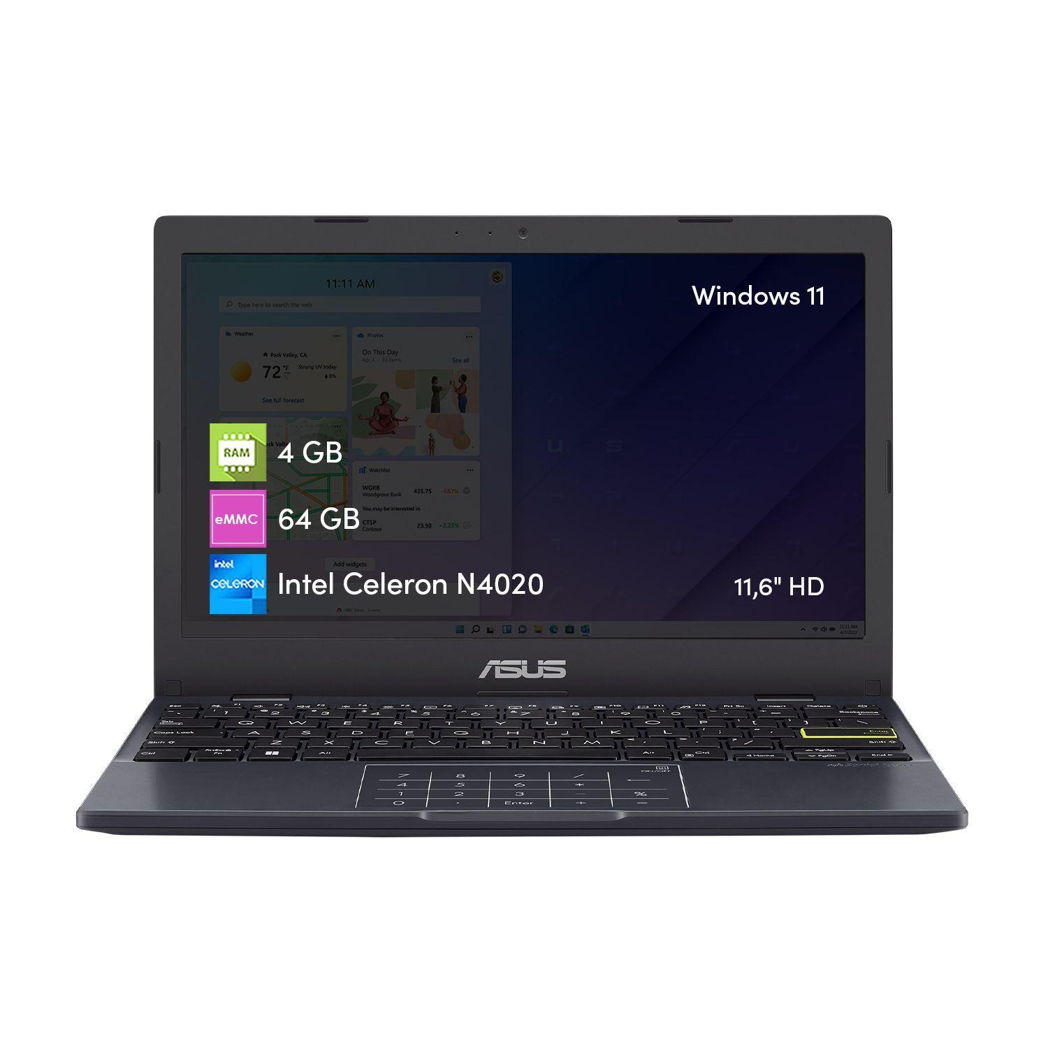 Notebook Asus Celeron 4GB 64GB 11.6' Win11-0