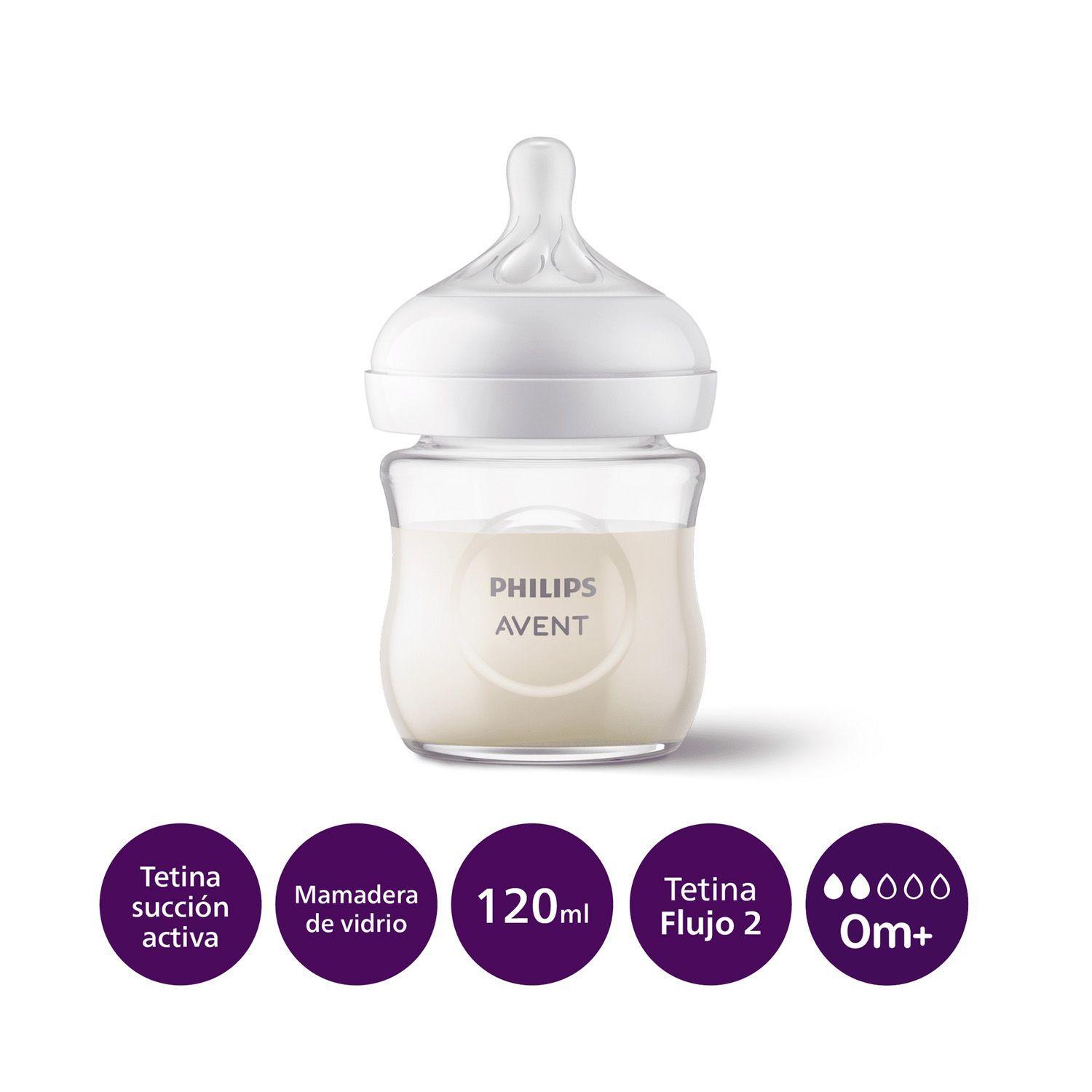Mamadera Avent SCY930/01 Natural Response 120ml Vidrio-1