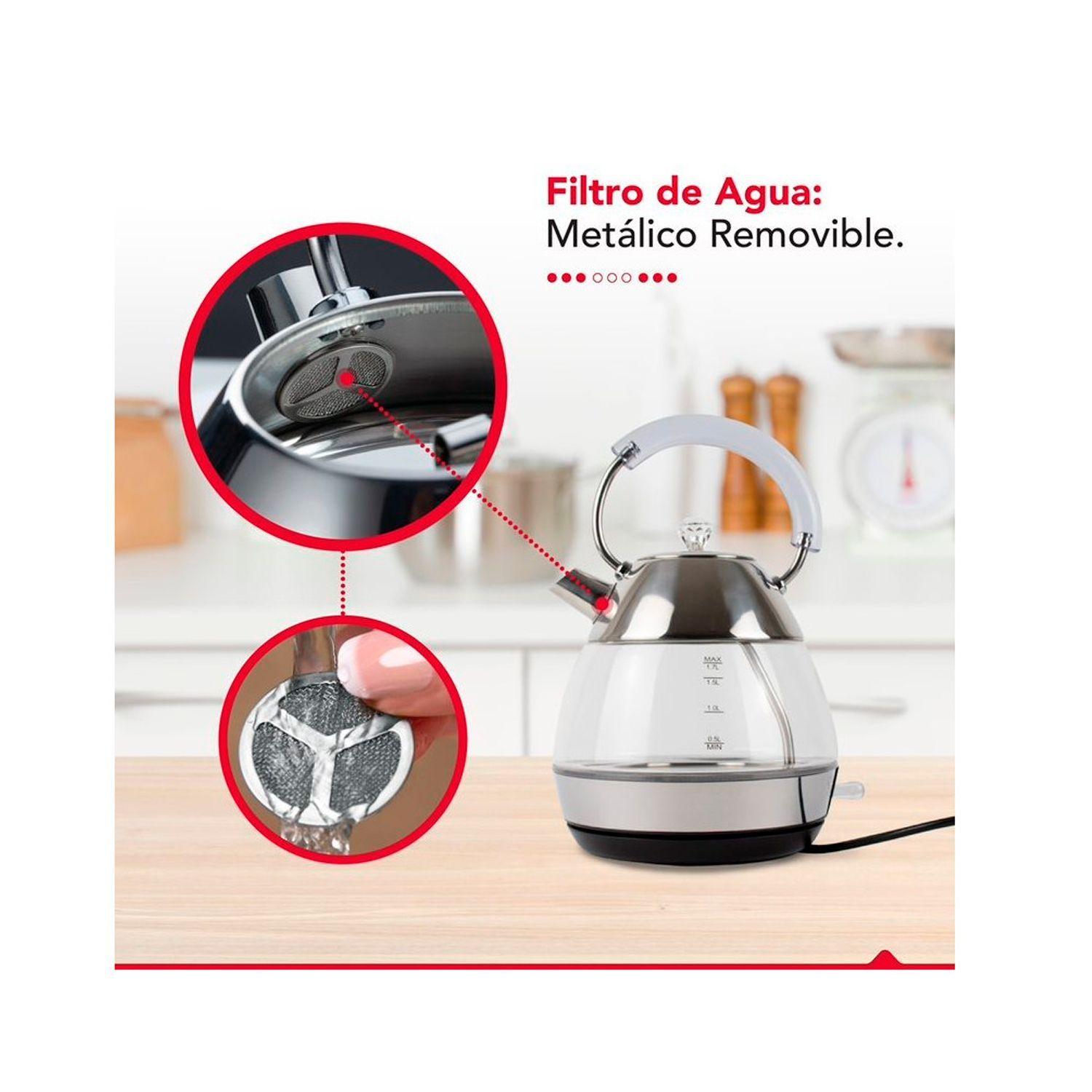 Hervidor Vidrio Templado 1,7L Thor Diamond Design-3