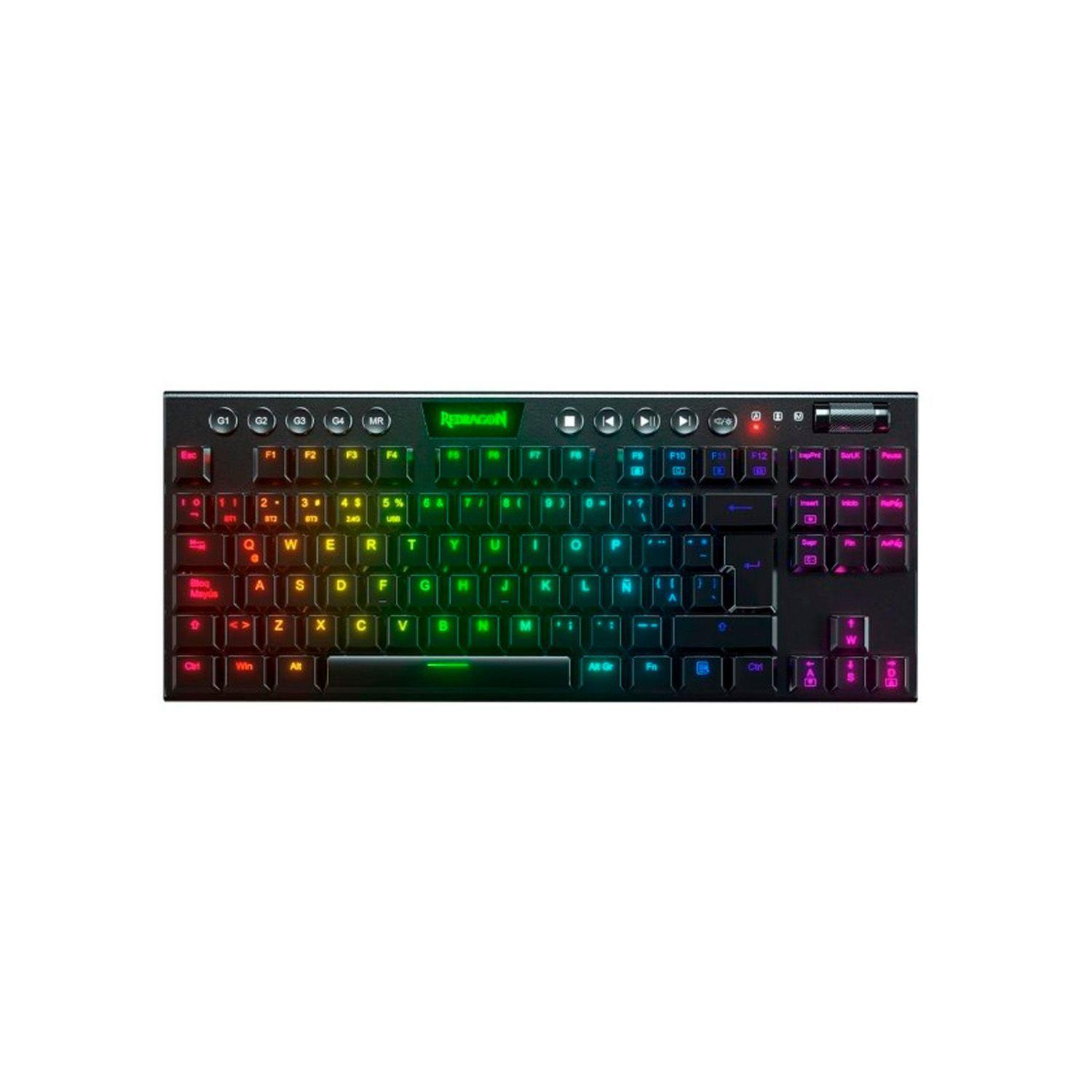 Teclado Inalámbrico Redragon Horus FS Negro Red Switch Esp-0