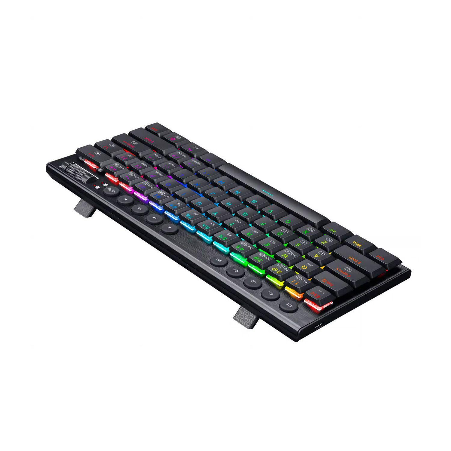 Teclado Gamer Redragon Horus Mini Wireless Inglés K632RGB-PRO Negro-2