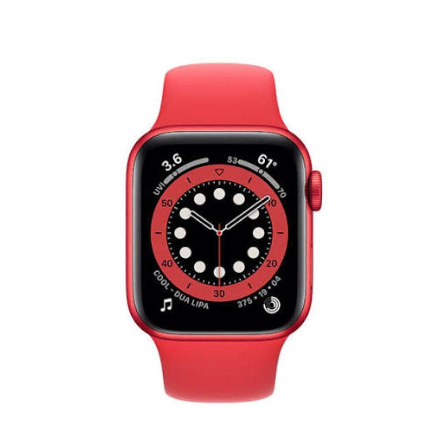Reloj Apple Watch Series 6 40mm GPS Red Aluminum Case Red Sport Band-1