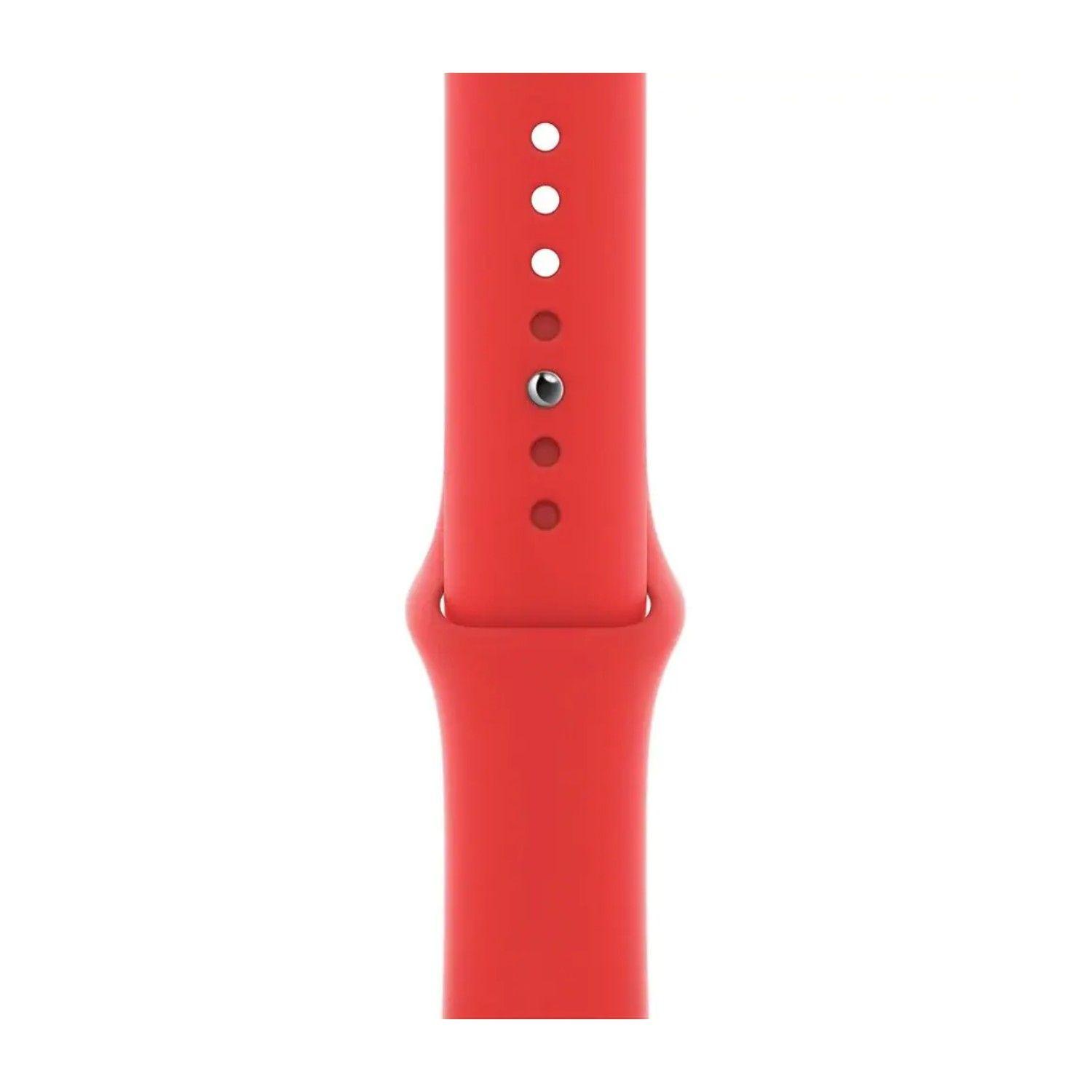 Reloj Apple Watch Series 6 40mm GPS Red Aluminum Case Red Sport Band-3