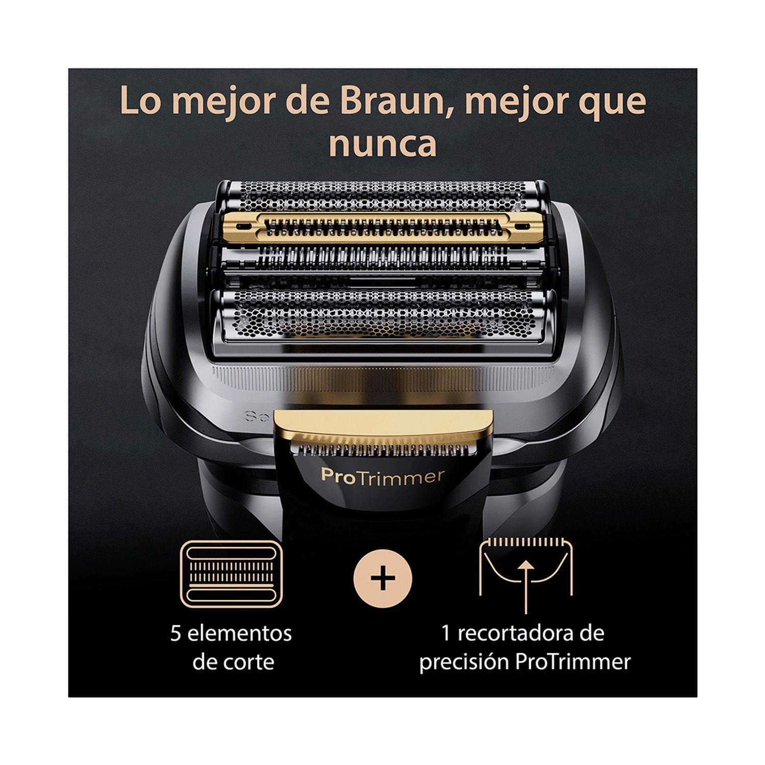 Maquina de Afeitar Braun Shaver 9565cc Gris Seco y húmedo-2