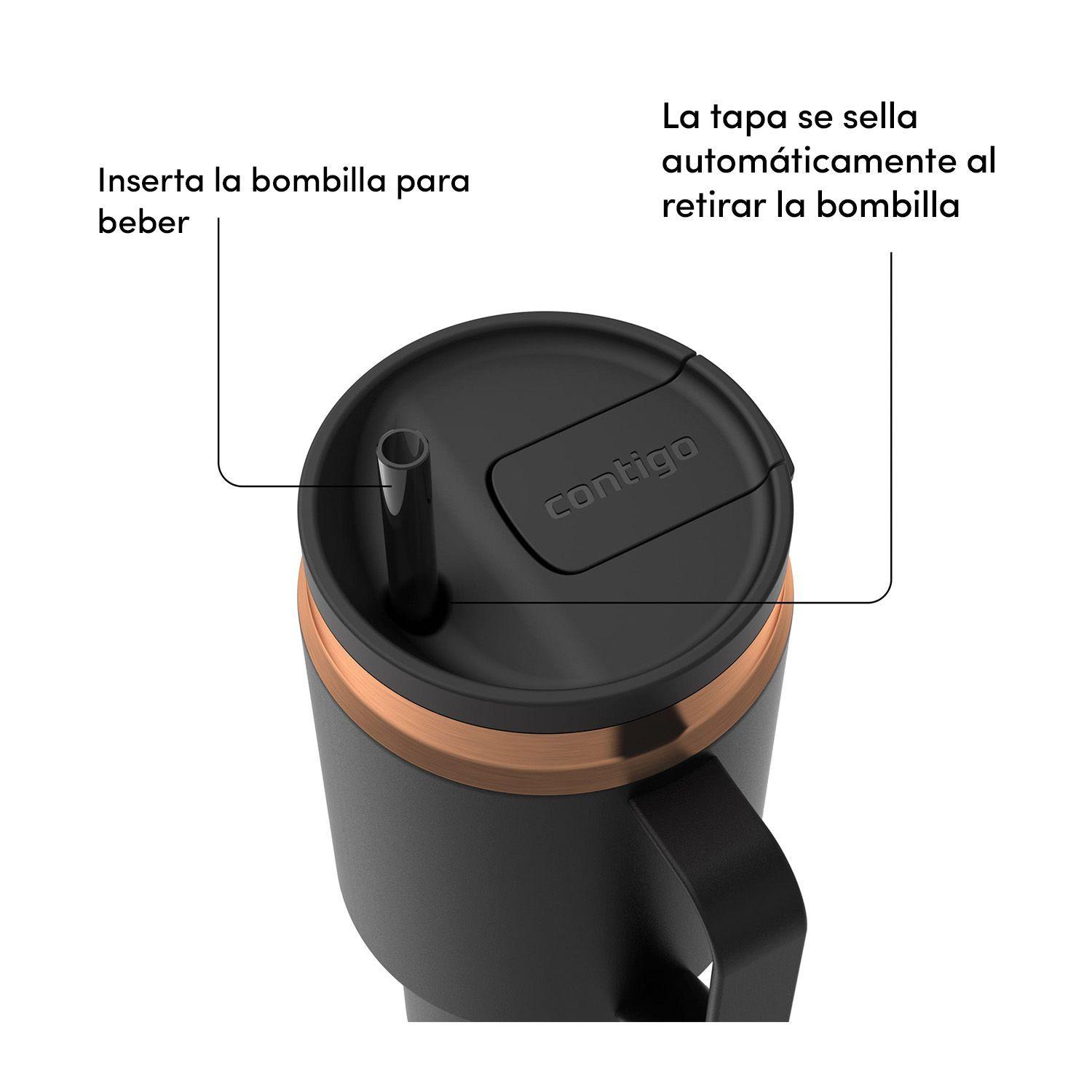 Vaso Termico Contigo Snapseal XL 887ml Negro Cobre-2